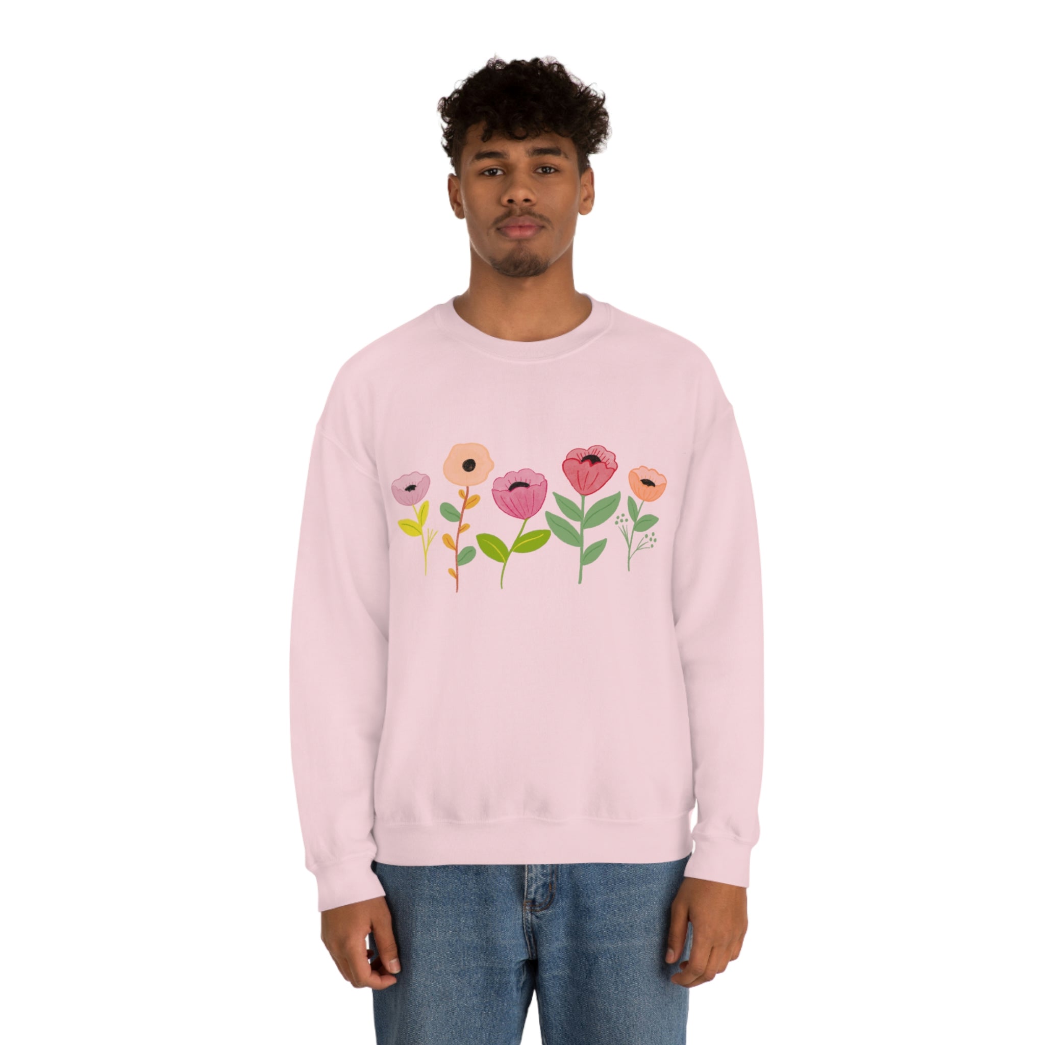 Spring Flowers Unisex Heavy Blend™ Crewneck Sweatshirt