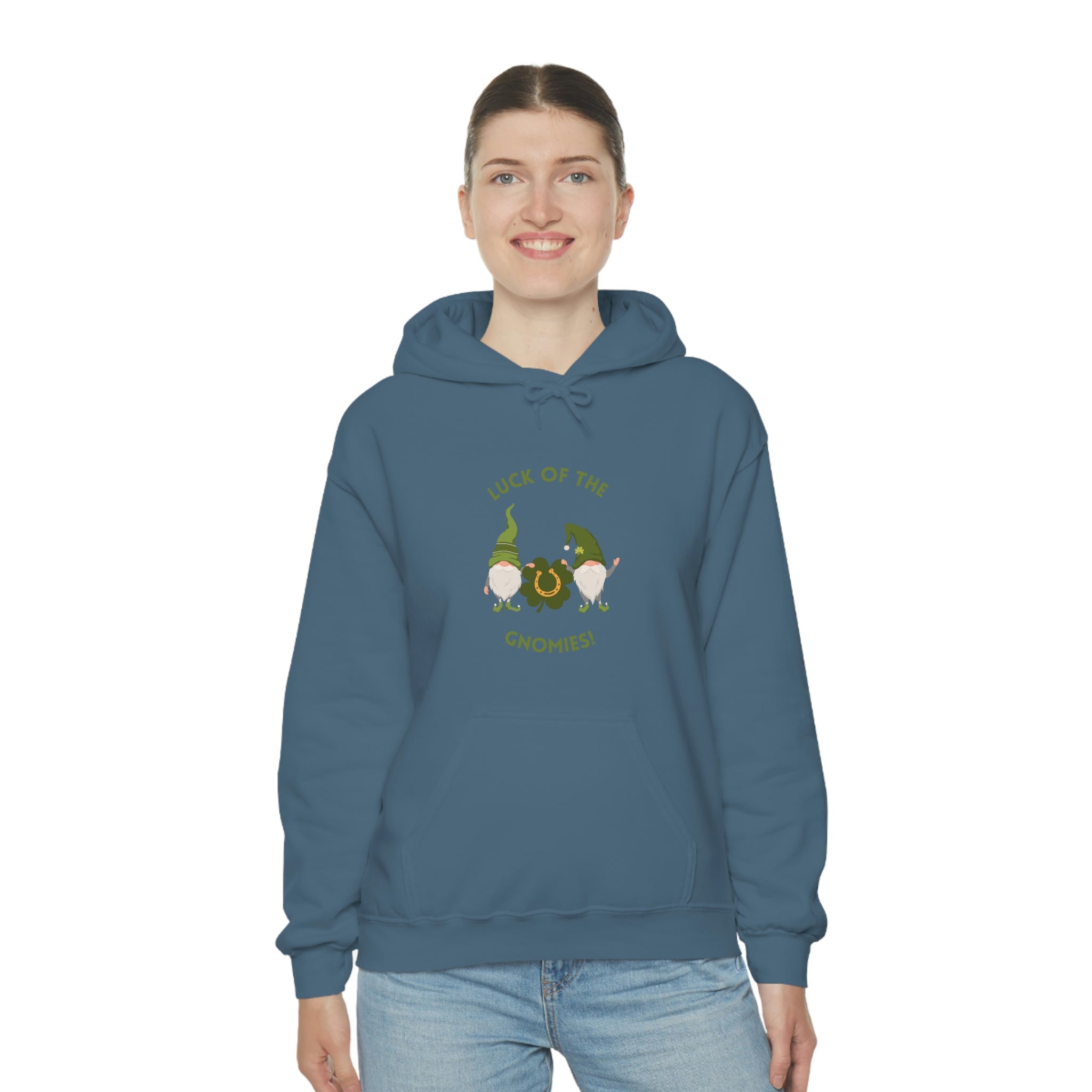 Luck Of The Gnomies! Unisex Heavy Blend™ Hooded Sweatshirt