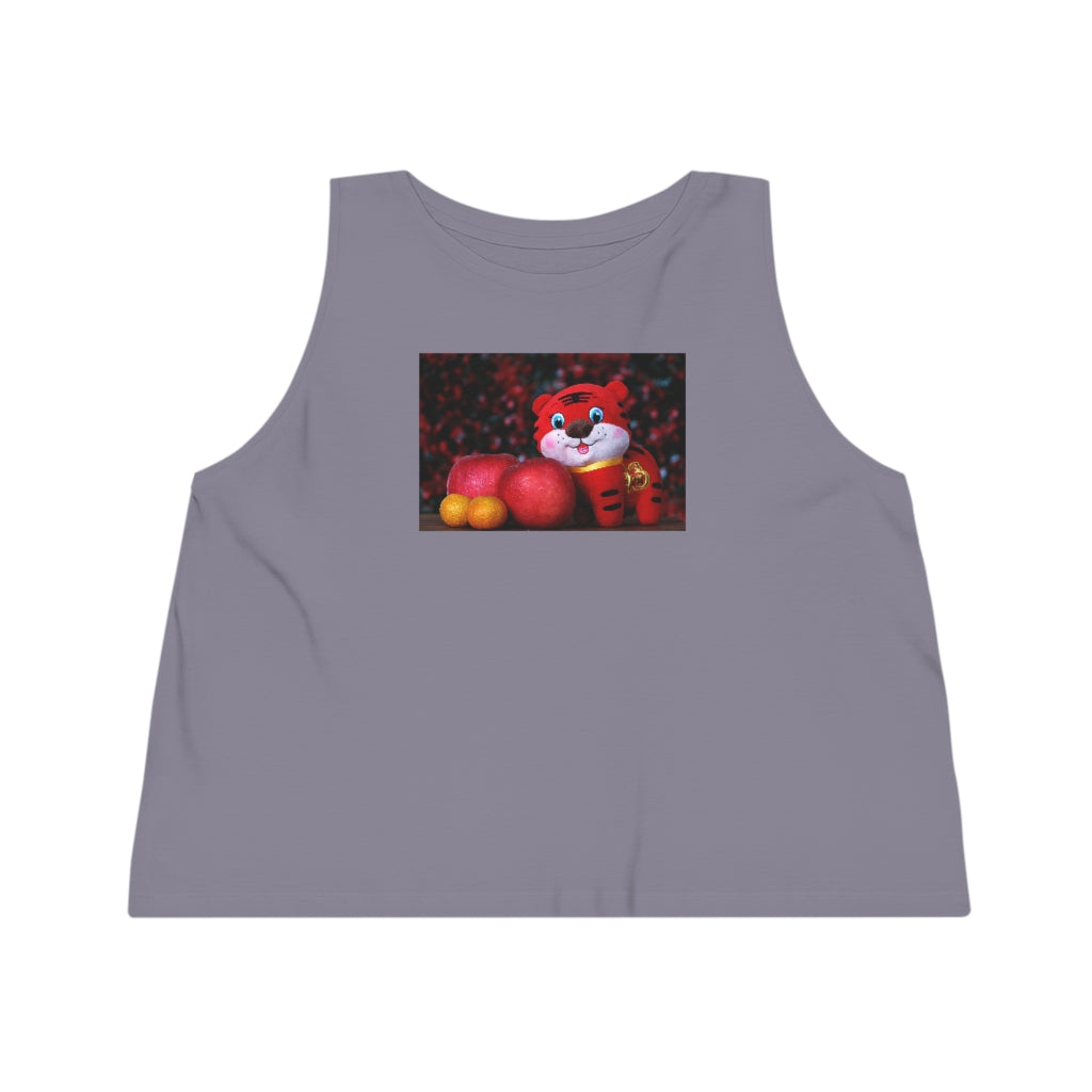 Tiger Women's  Dancer Cropped Tank Top