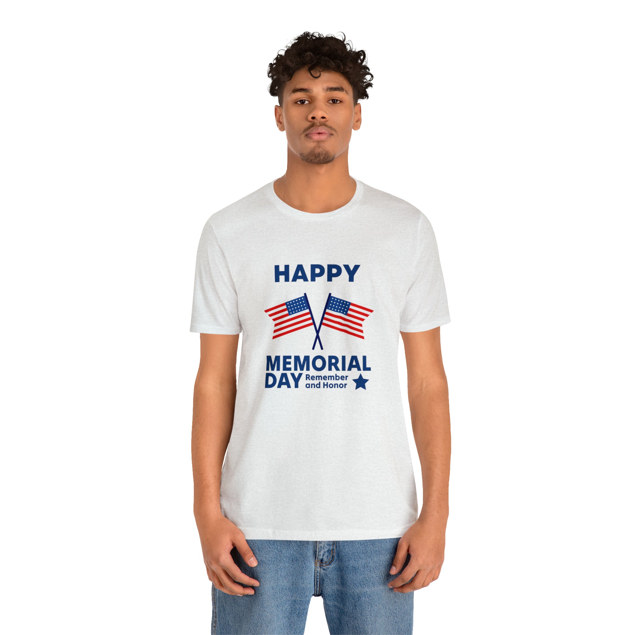 Happy Memorial Day Unisex Jersey Short Sleeve Tee