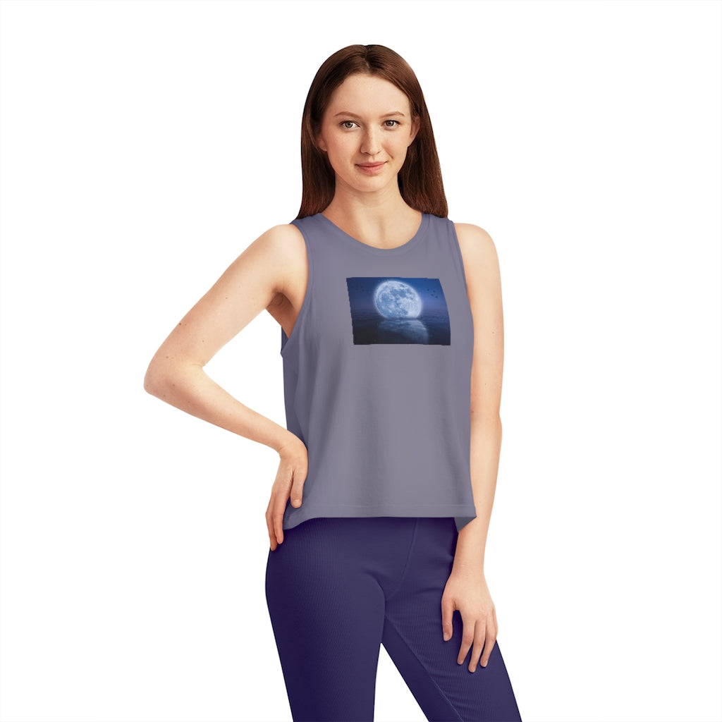 Mystical Moon's Women's Dancer Cropped Tank Top