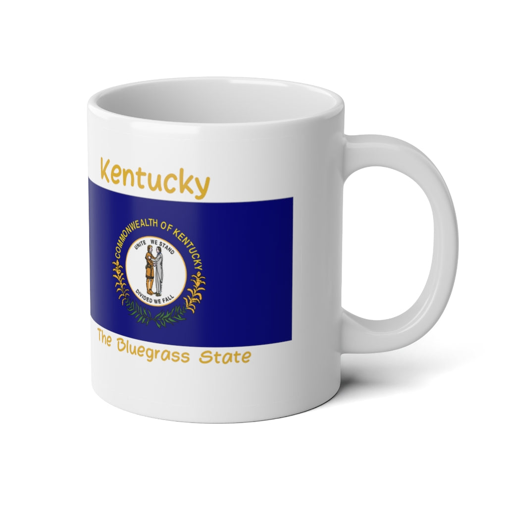 Kentucky State Flag Jumbo Mug, 20oz