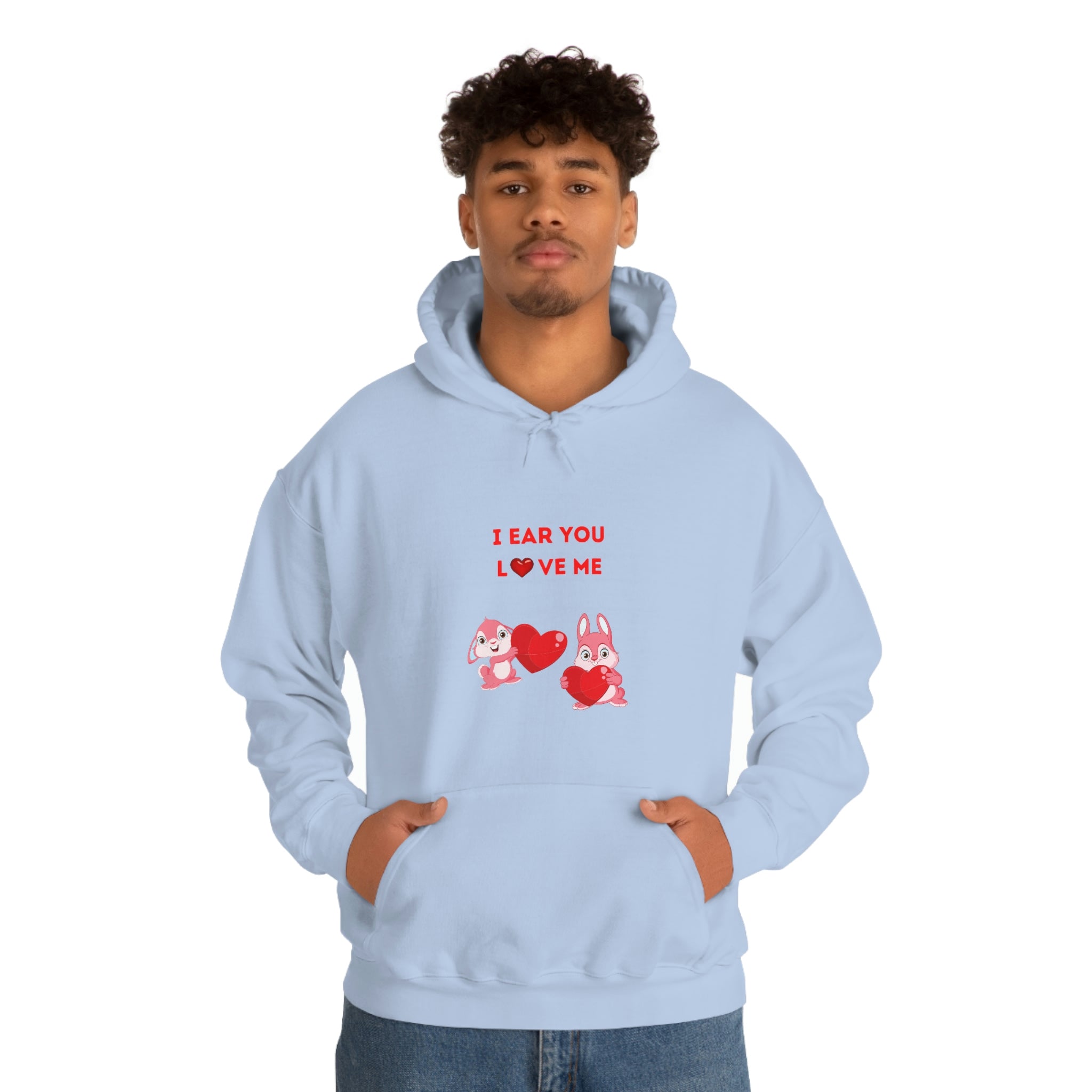 I Ear You Love Me Unisex Heavy Blend™ Hooded Sweatshirt