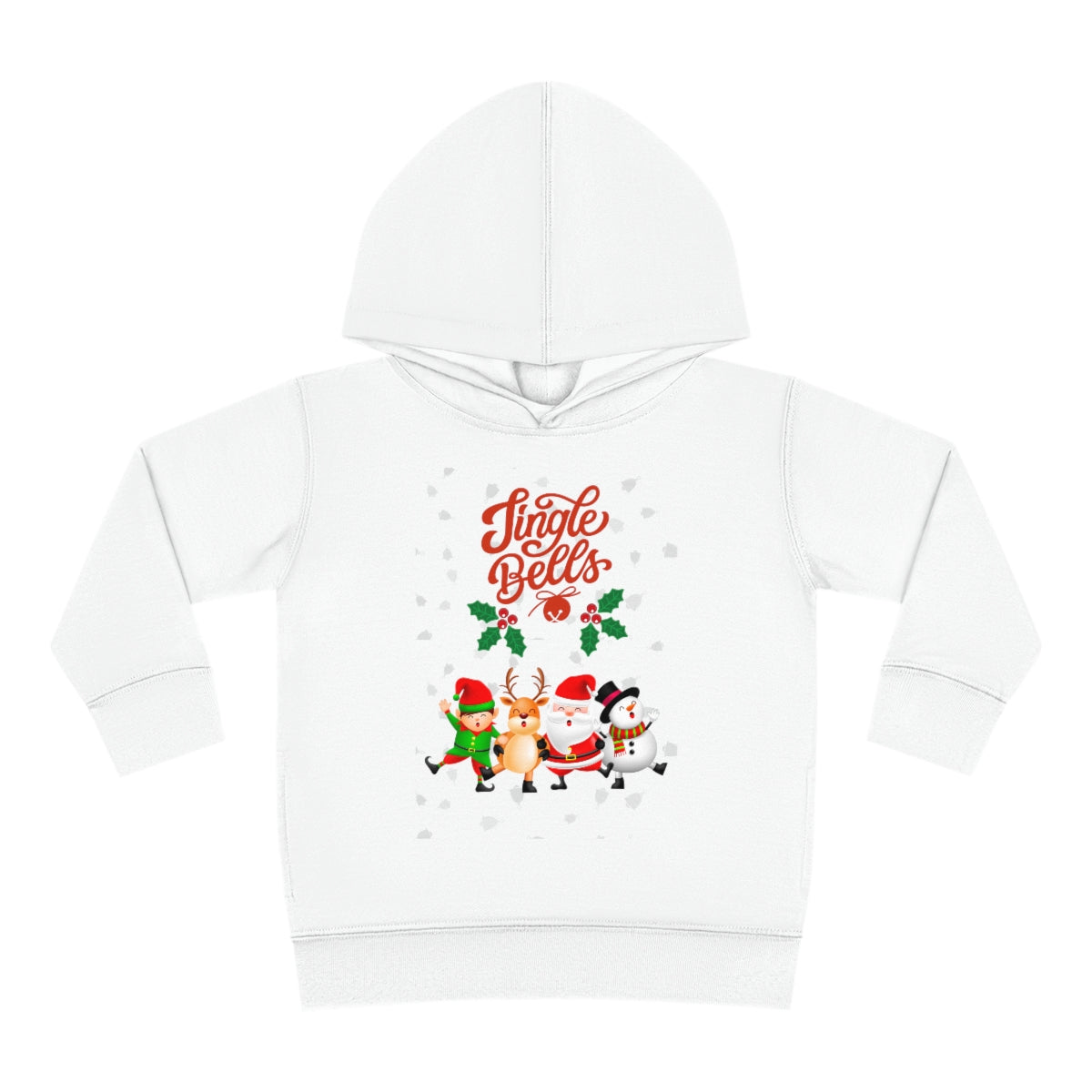 Jingle Bells Toddler Pullover Fleece Hoodie