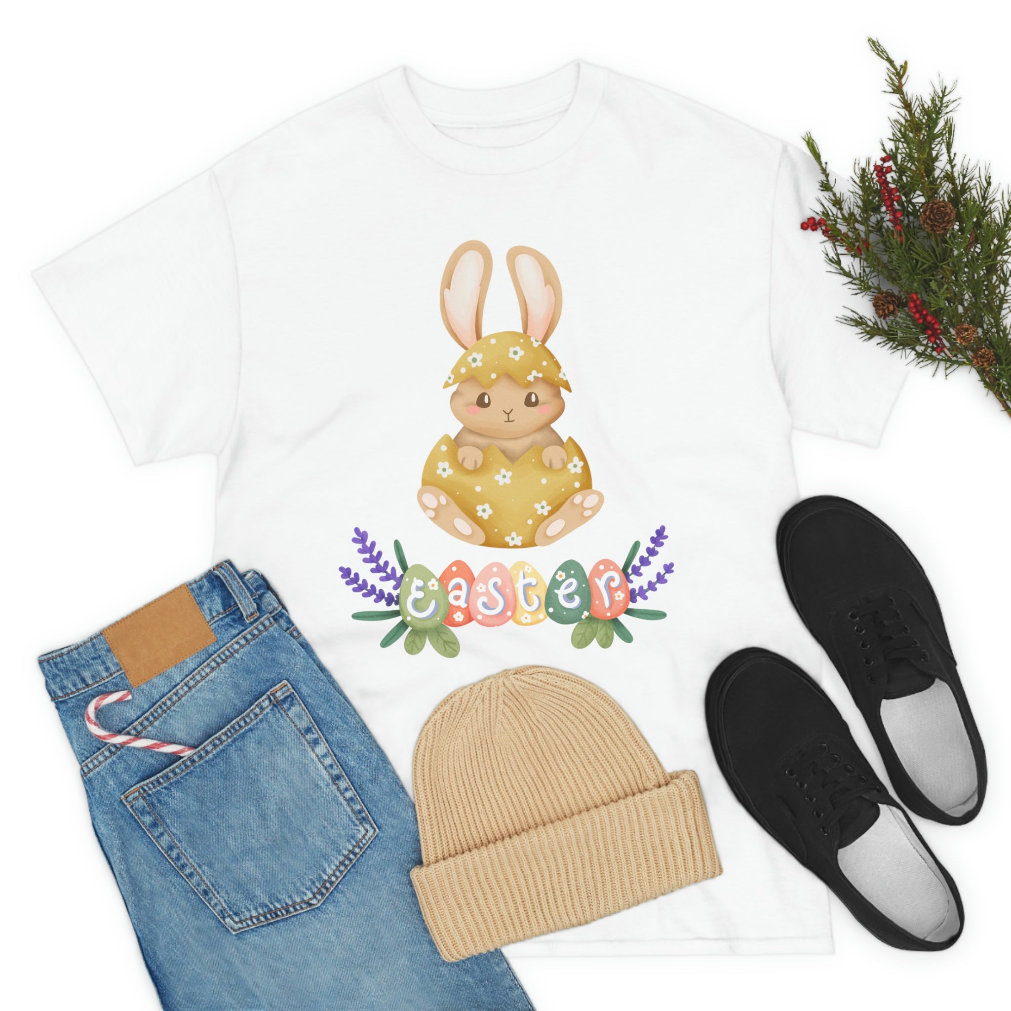 Easter Hunt Is On Unisex Heavy Cotton Tee