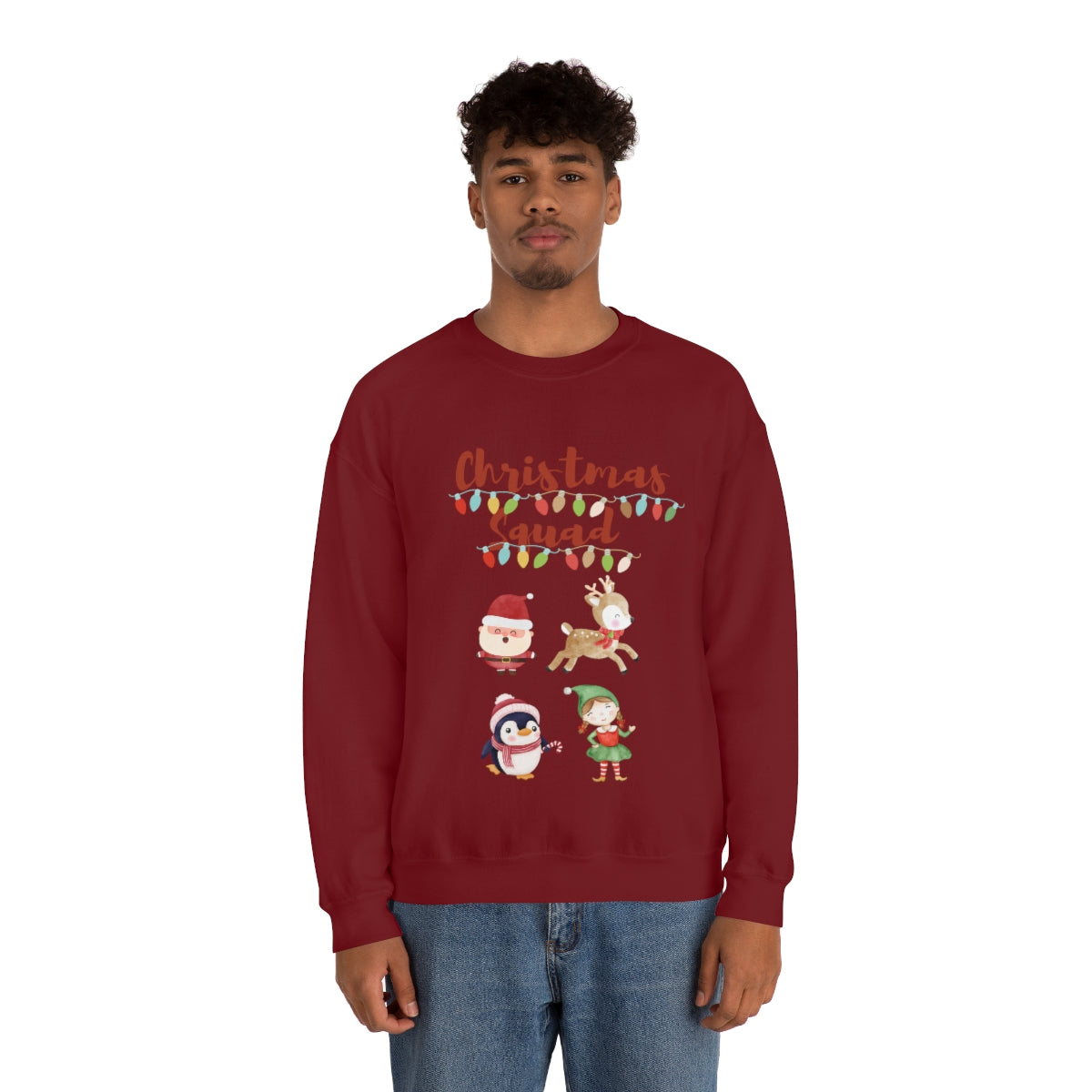 Christmas Squad Unisex Heavy Blend™ Crewneck Sweatshirt