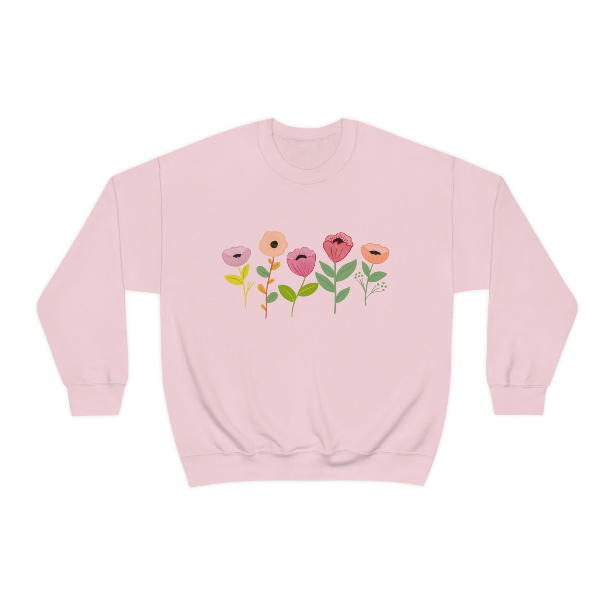 Spring Flowers Unisex Heavy Blend™ Crewneck Sweatshirt