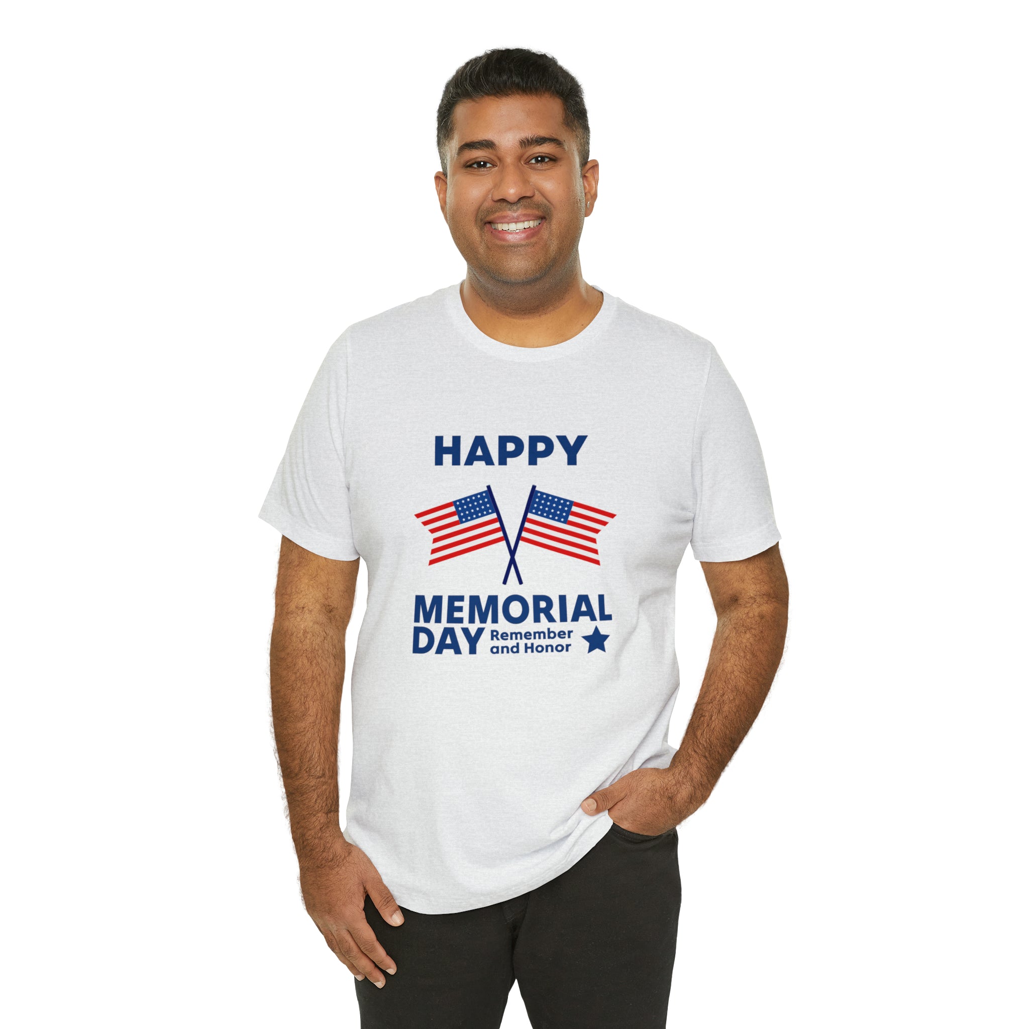 Happy Memorial Day Unisex Jersey Short Sleeve Tee