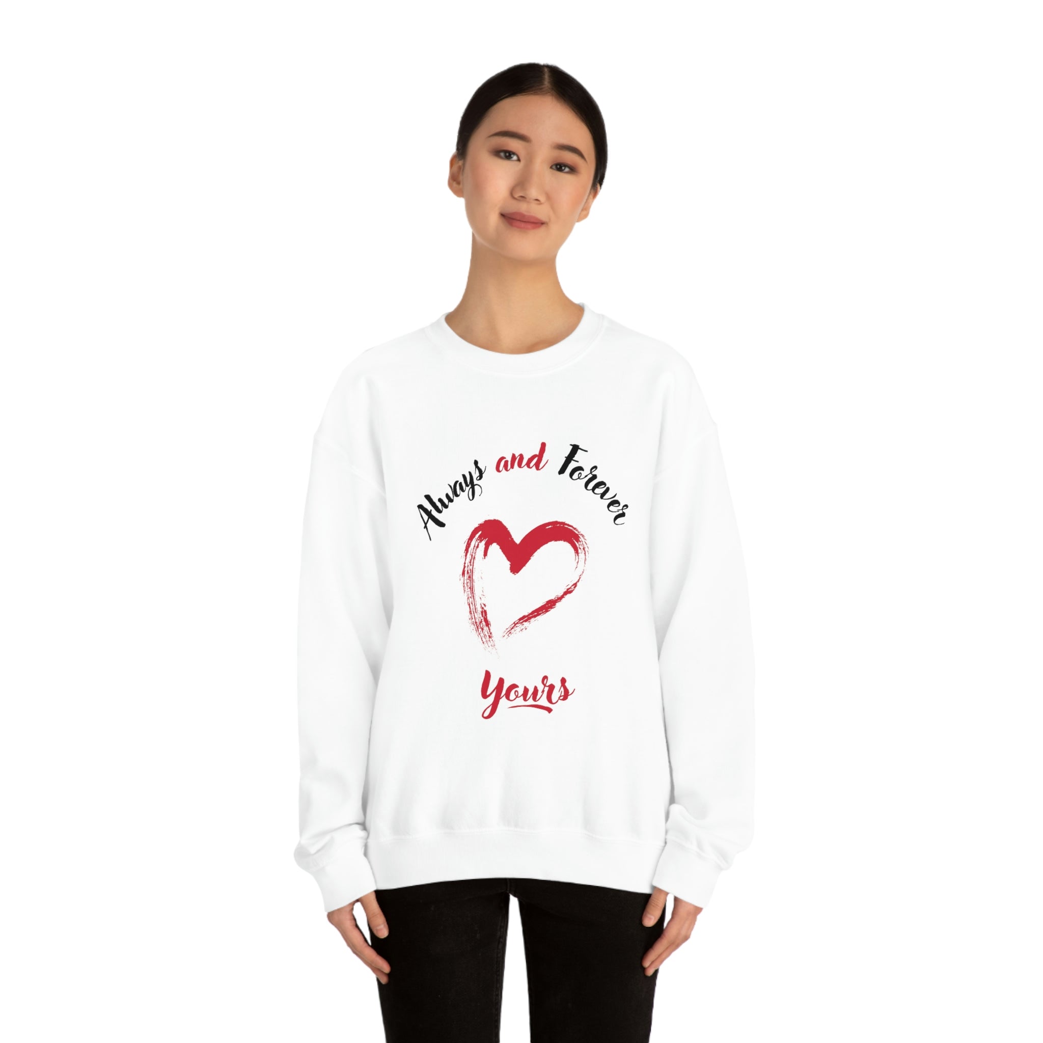 Always And Forever Yours Unisex Heavy Blend™ Crewneck Sweatshirt