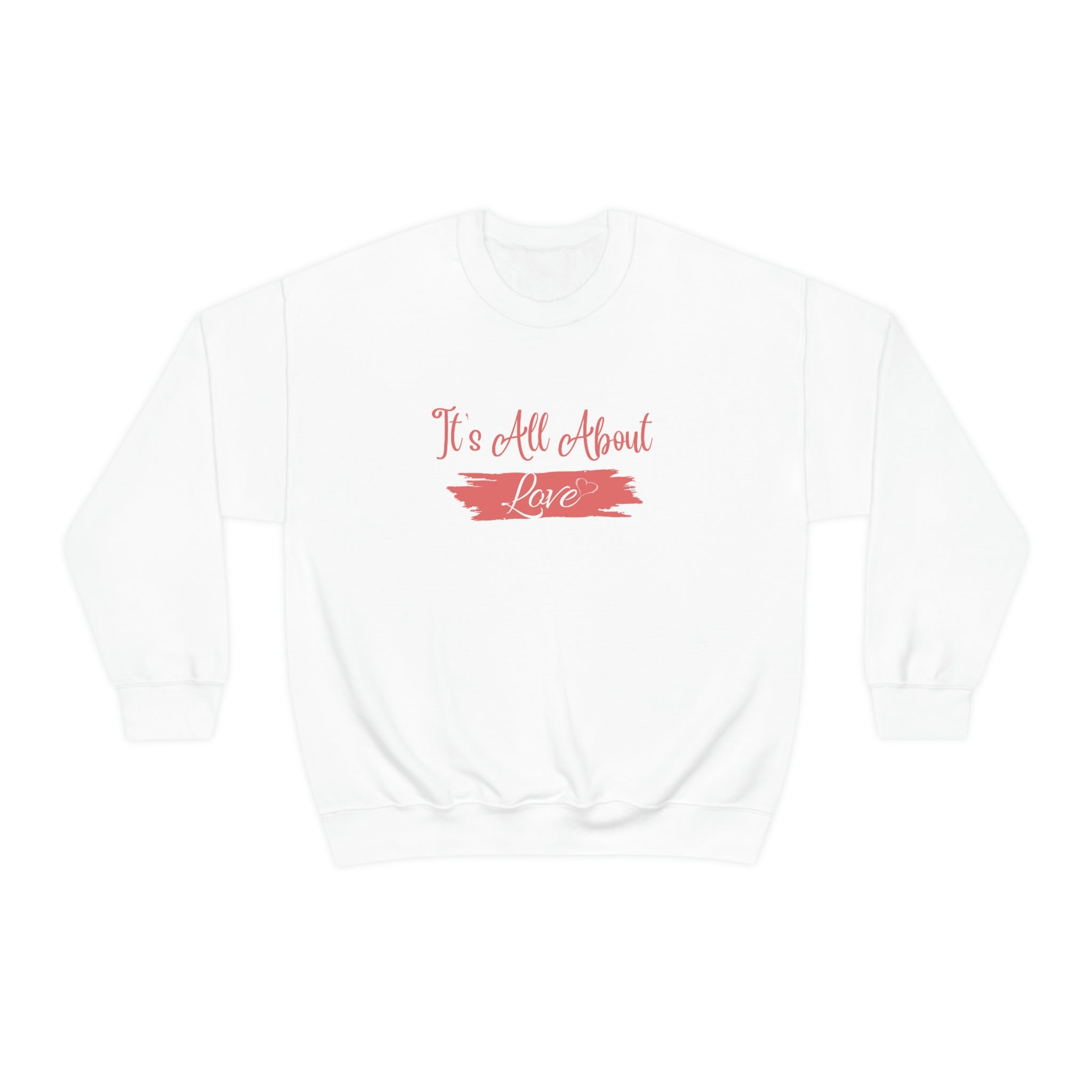 It's All About Love Unisex Heavy Blend™ Crewneck Sweatshirt