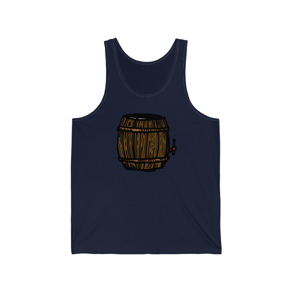 Beer Keg Unisex Jersey Tank