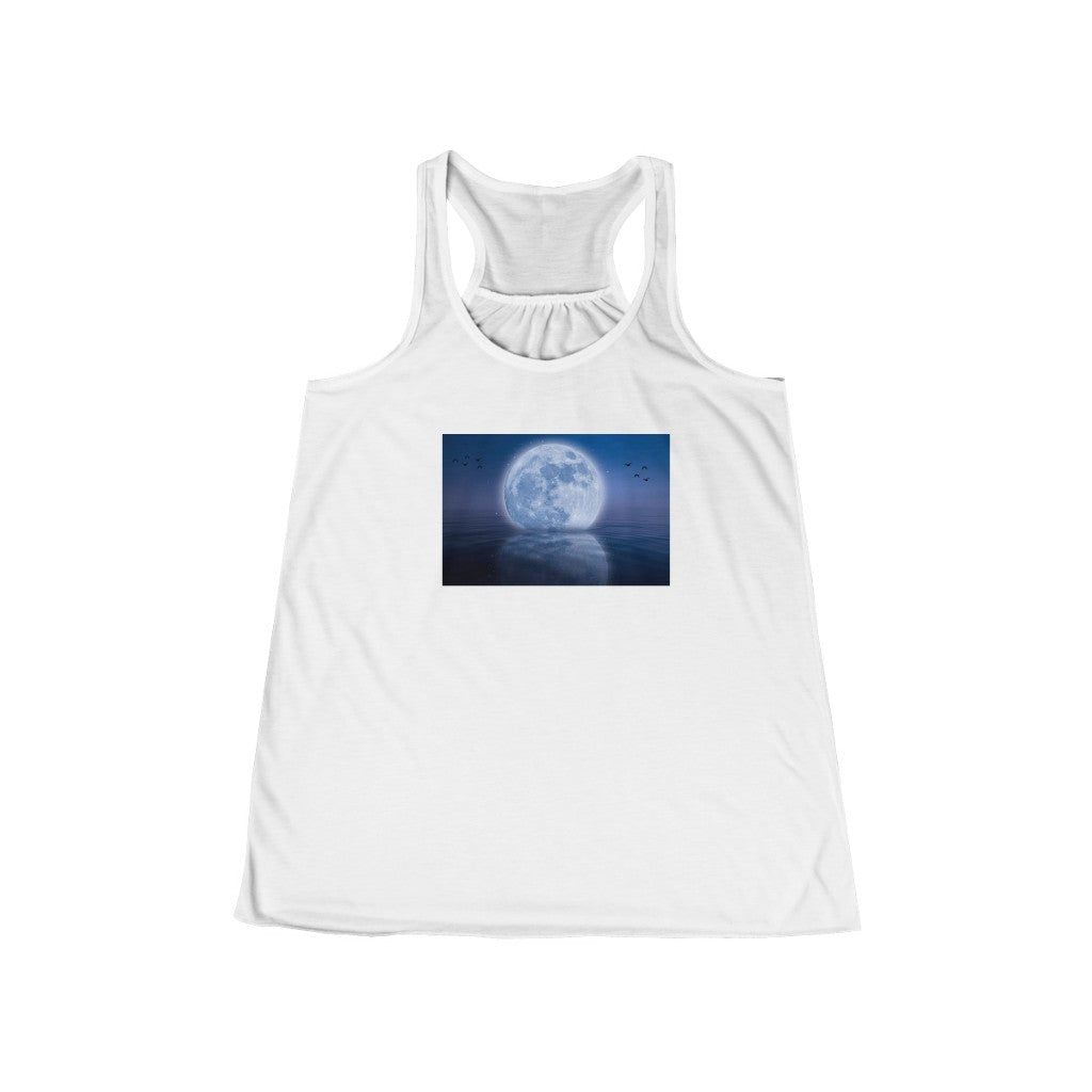 Mystical Moon Women's Flowy Racerback Tank