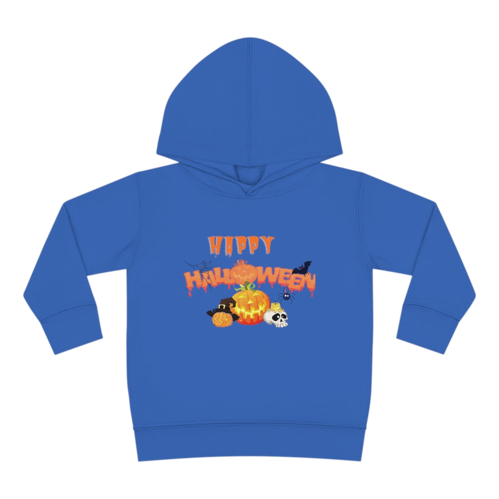 Happy Halloween Toddler Pullover Fleece Hoodie