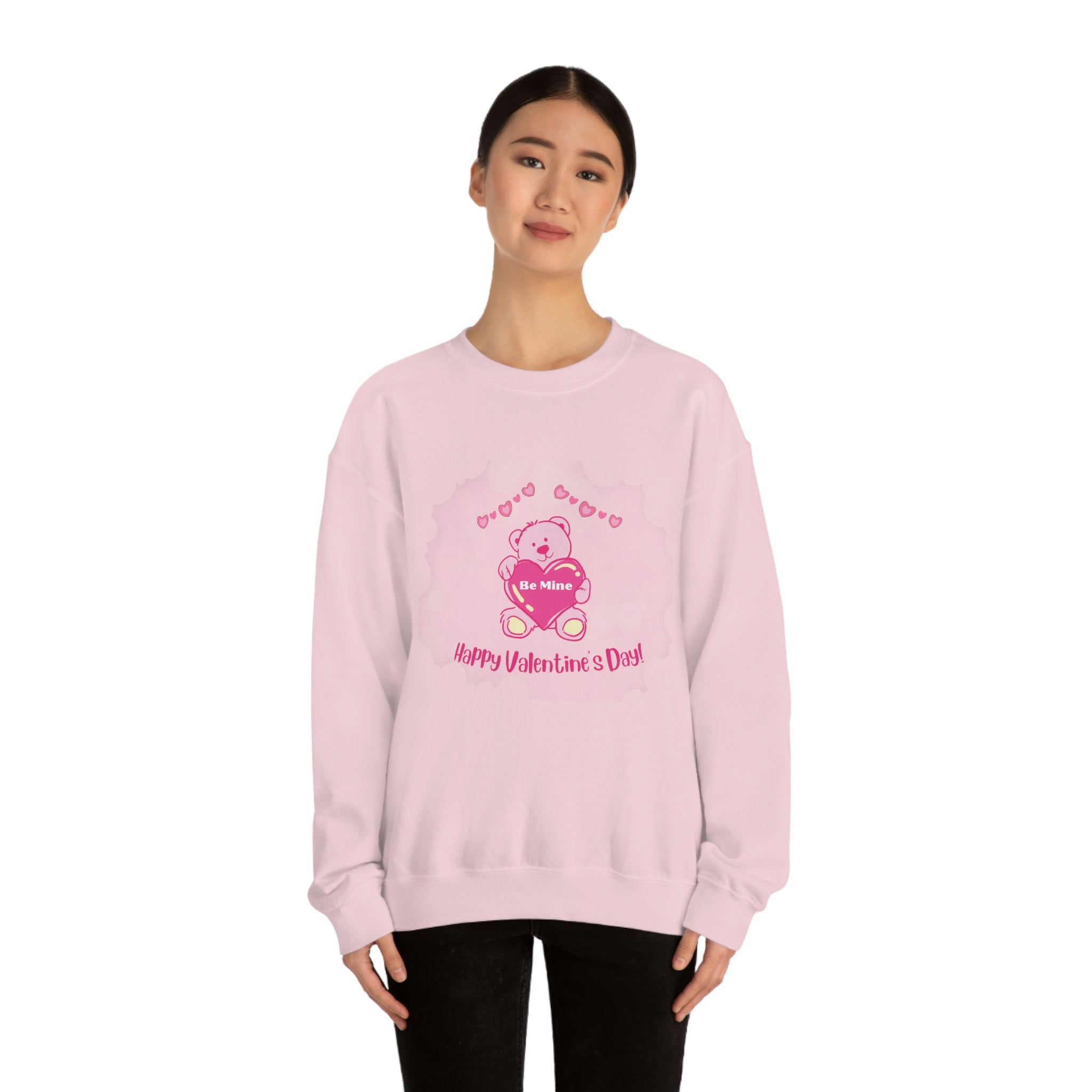 Happy Valentine's Day Be Mine Unisex Heavy Blend™ Crewneck Sweatshirt