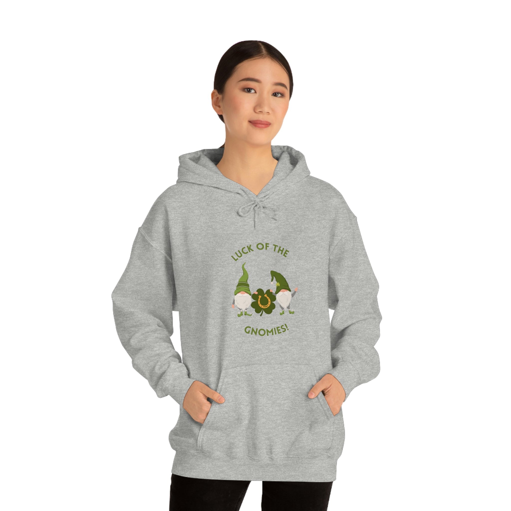 Luck Of The Gnomies! Unisex Heavy Blend™ Hooded Sweatshirt