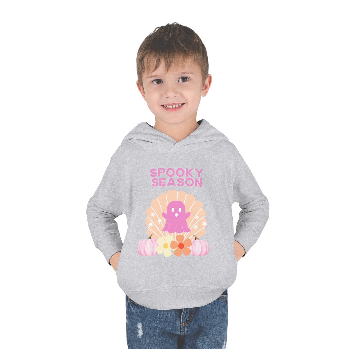 Spooky Season Toddler Pullover Fleece Hoodie