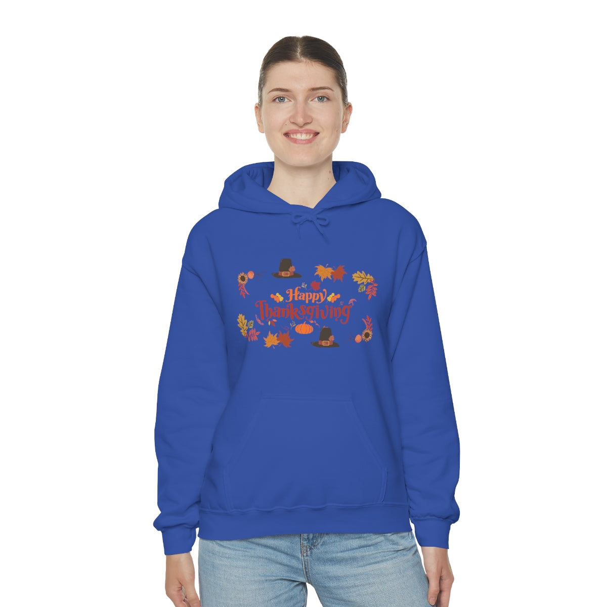 Happy Thanksgiving Unisex Heavy Blend™ Hooded Sweatshirt