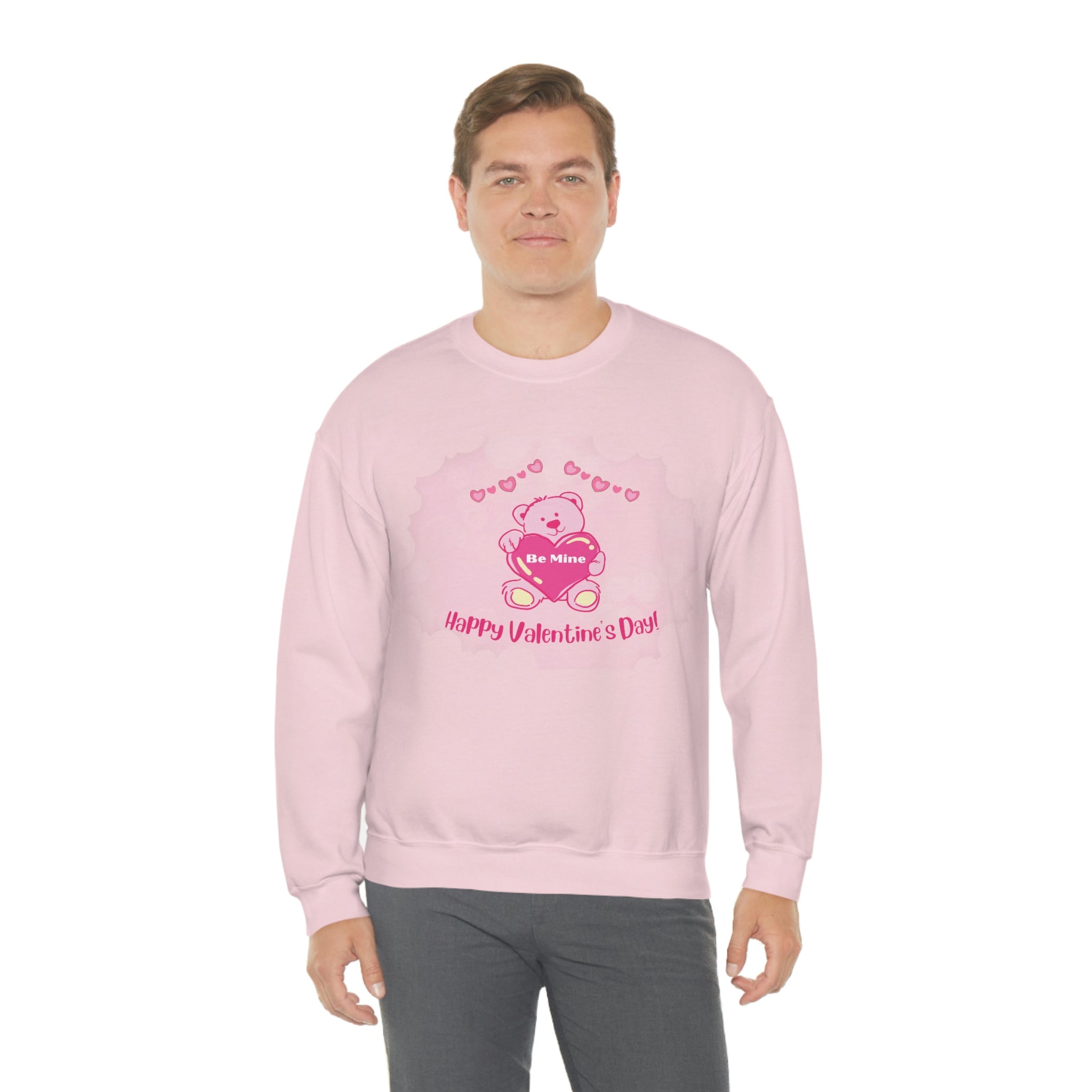 Happy Valentine's Day Be Mine Unisex Heavy Blend™ Crewneck Sweatshirt