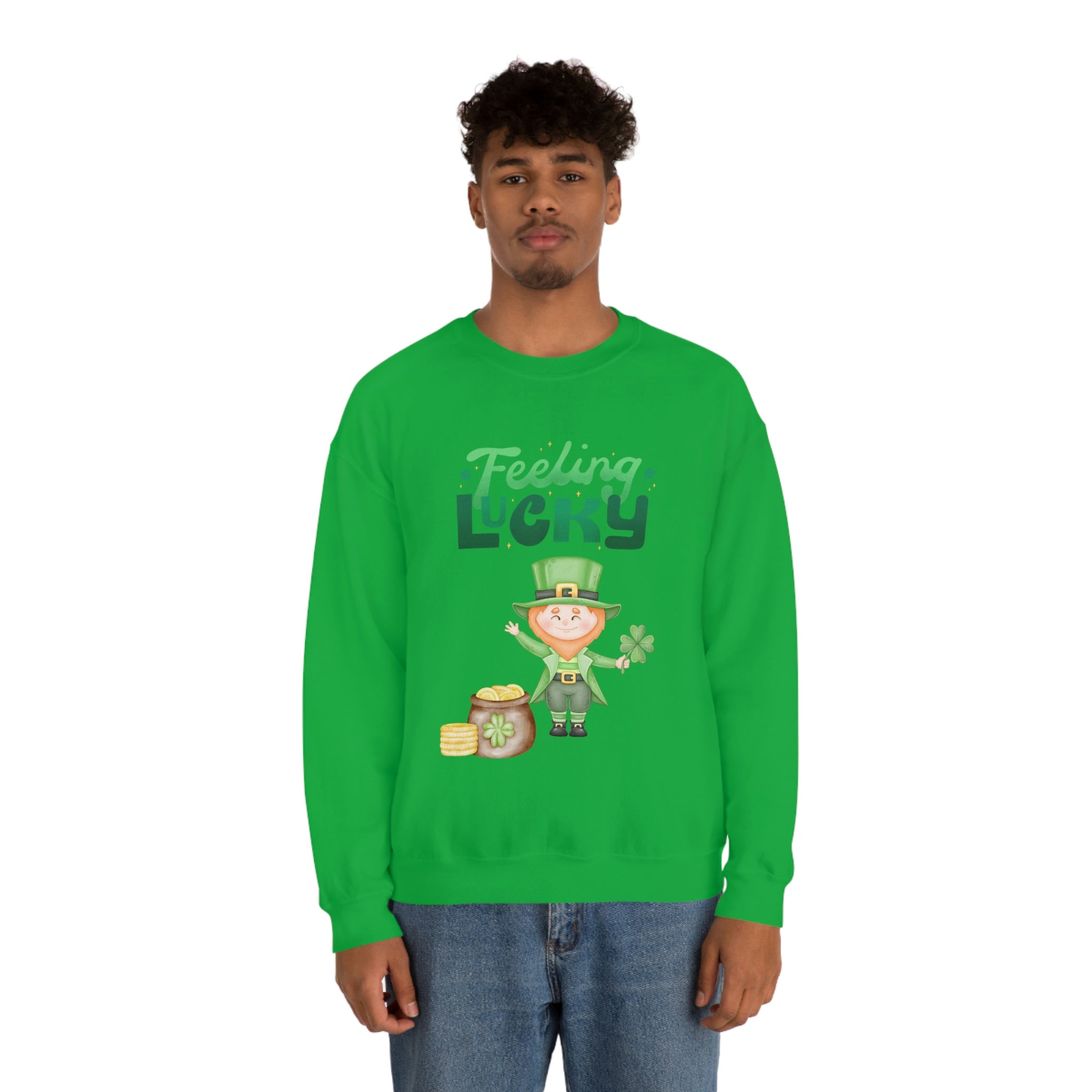 Feeling Lucky Unisex Heavy Blend™ Crewneck Sweatshirt