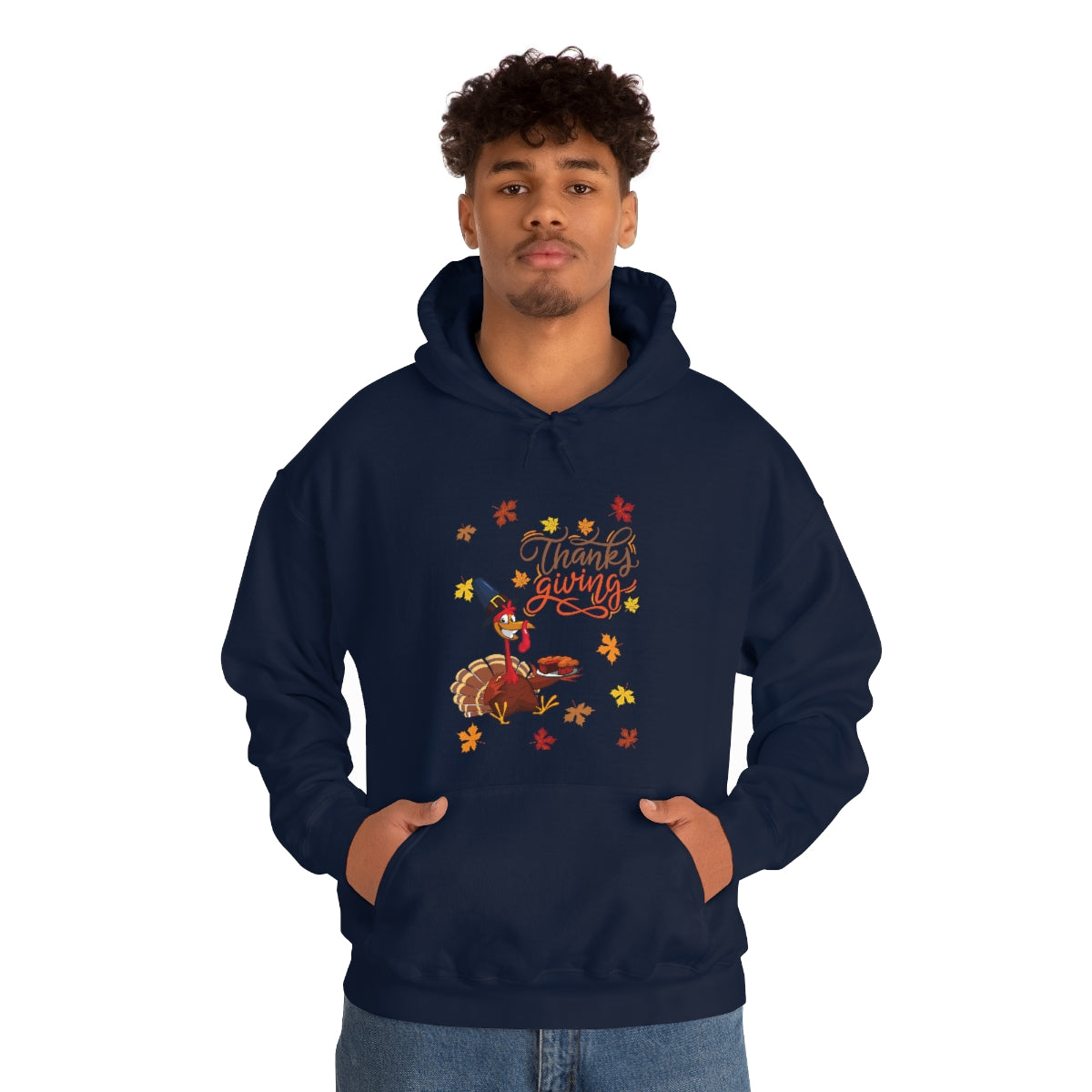 Thanksgiving Turkey Unisex Heavy Blend™ Hooded Sweatshirt