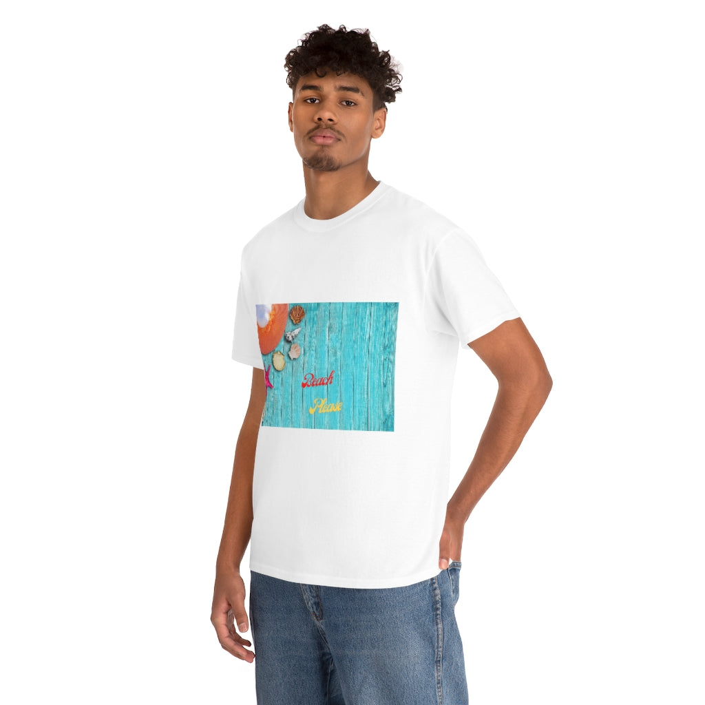 The Beach Please Unisex Heavy Cotton Tee