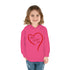 Happy Valentine's Day Toddler Pullover Fleece Hoodie