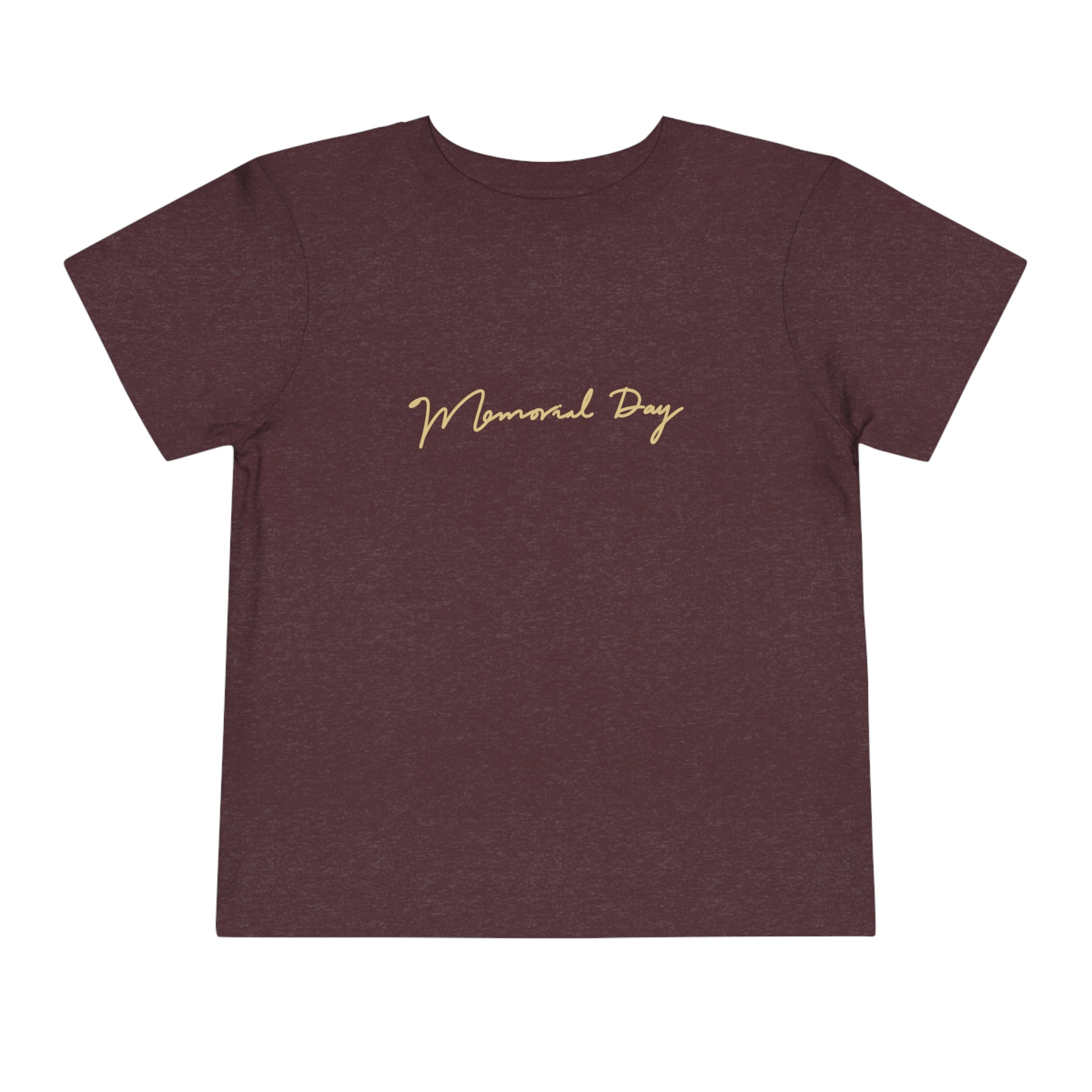 Memorial Day Toddler Short Sleeve Tee