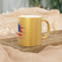 Old Glory Metallic Mug (Silver / Gold)