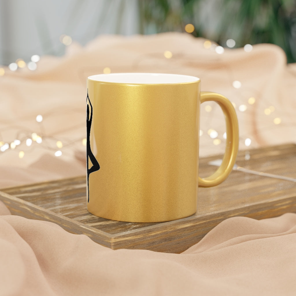 Ballerina Metallic Mug (Silver / Gold)