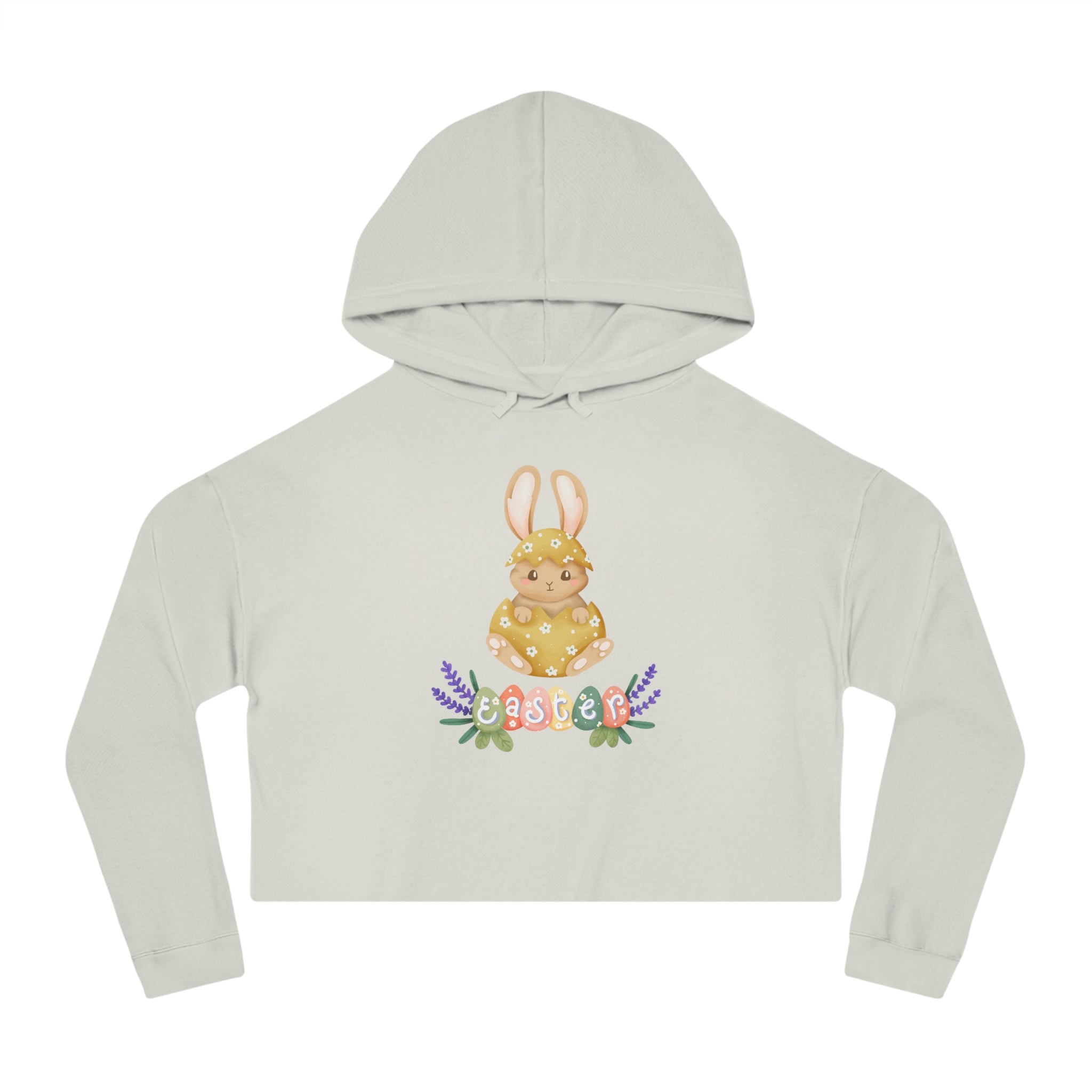 Easter Hunt Is On Women’s Cropped Hooded Sweatshirt