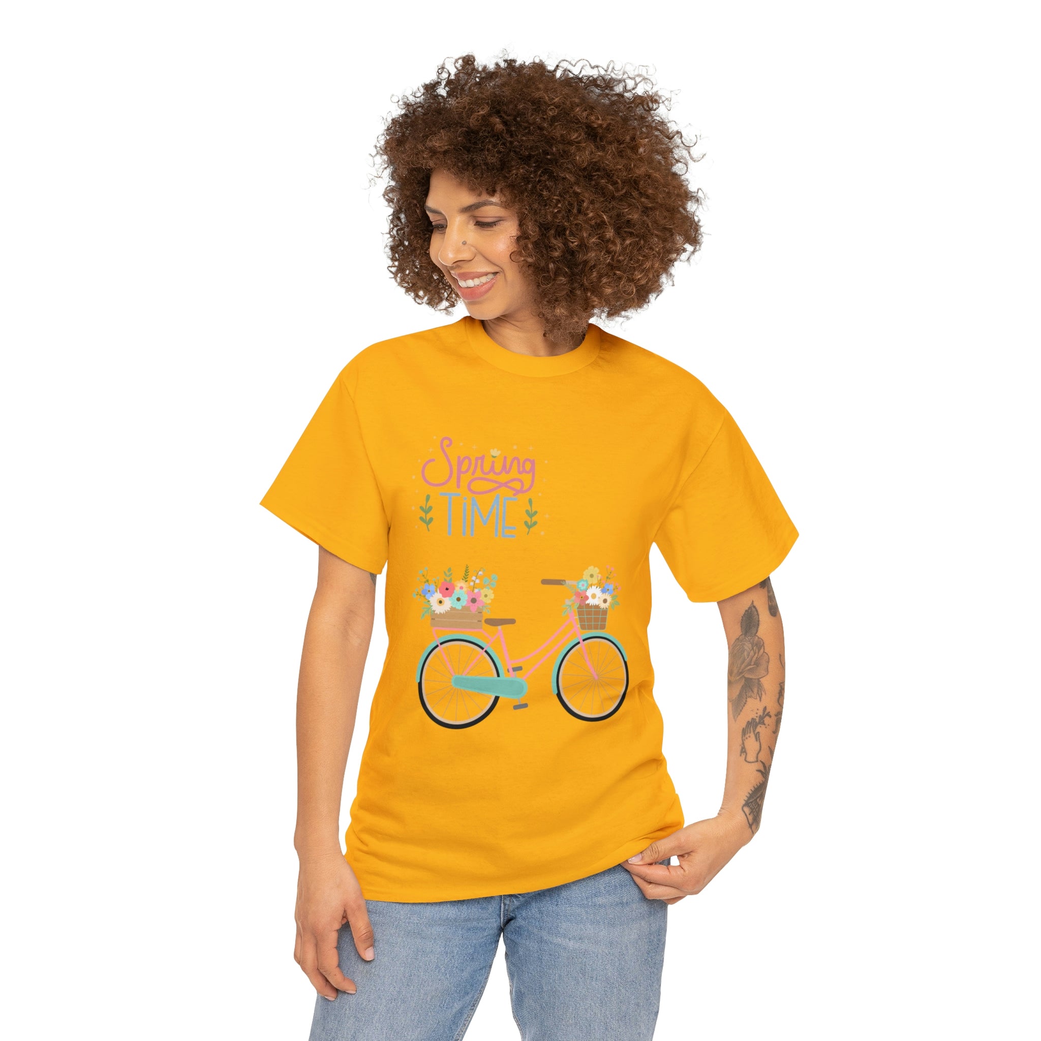Spring Time Unisex Heavy Cotton Tee
