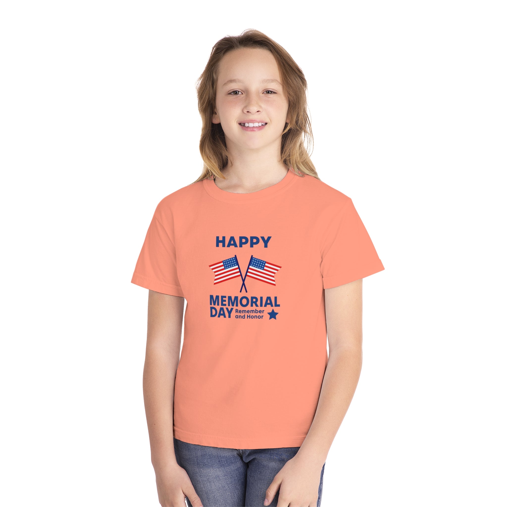 Happy Memorial Day Youth Midweight Tee