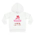 Love Is Snuggle & Cuddles Toddler Pullover Fleece Hoodie