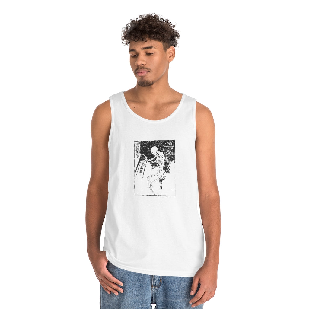 Piano Player Unisex Heavy Cotton Tank Top