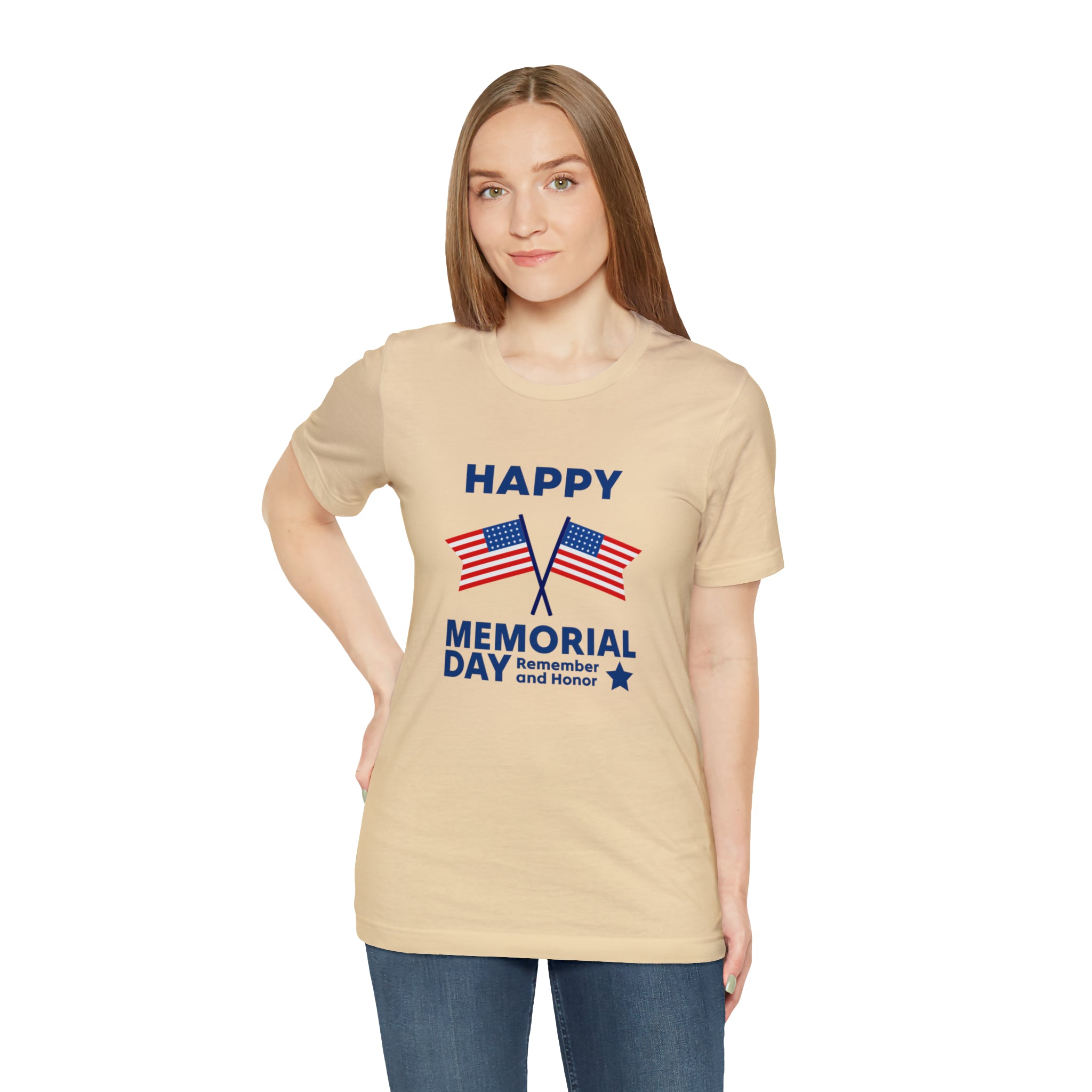 Happy Memorial Day Unisex Jersey Short Sleeve Tee