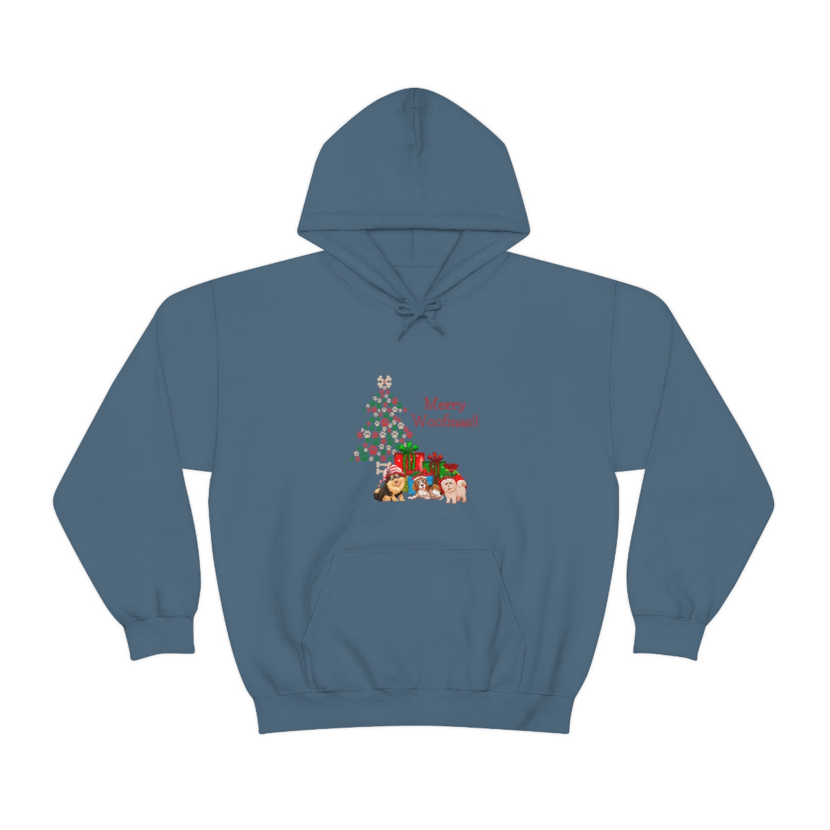 Merry Woolfmas Unisex Heavy Blend™ Hooded Sweatshirt