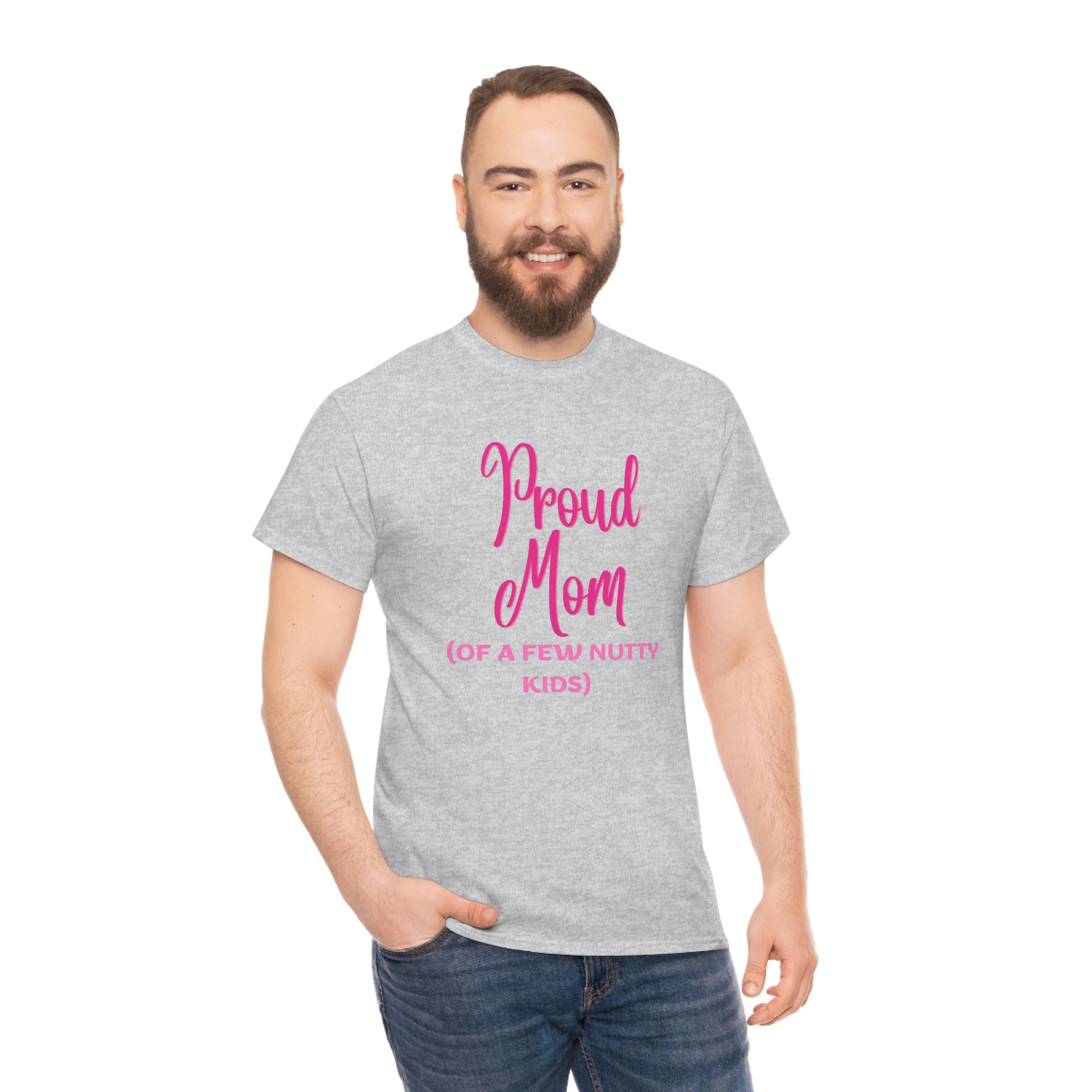 Proud Mom Unisex Heavy Cotton Tee