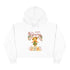 Scarecrow Happy Thanksgiving Crop Hoodie