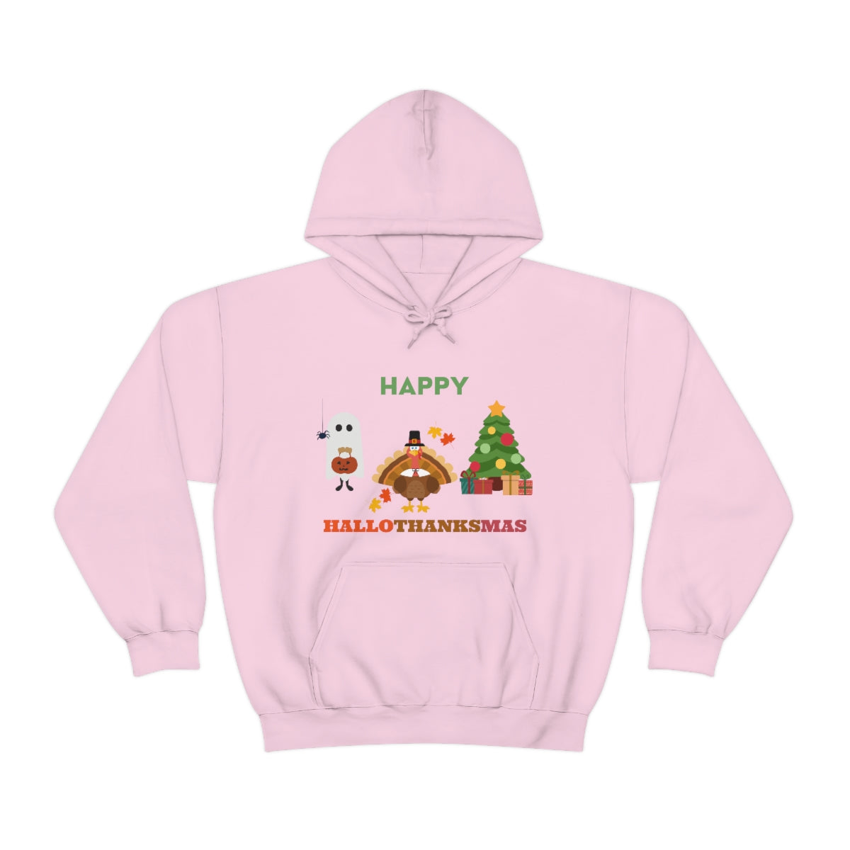 Happy Hallothanksmas Unisex Heavy Blend™ Hooded Sweatshirt