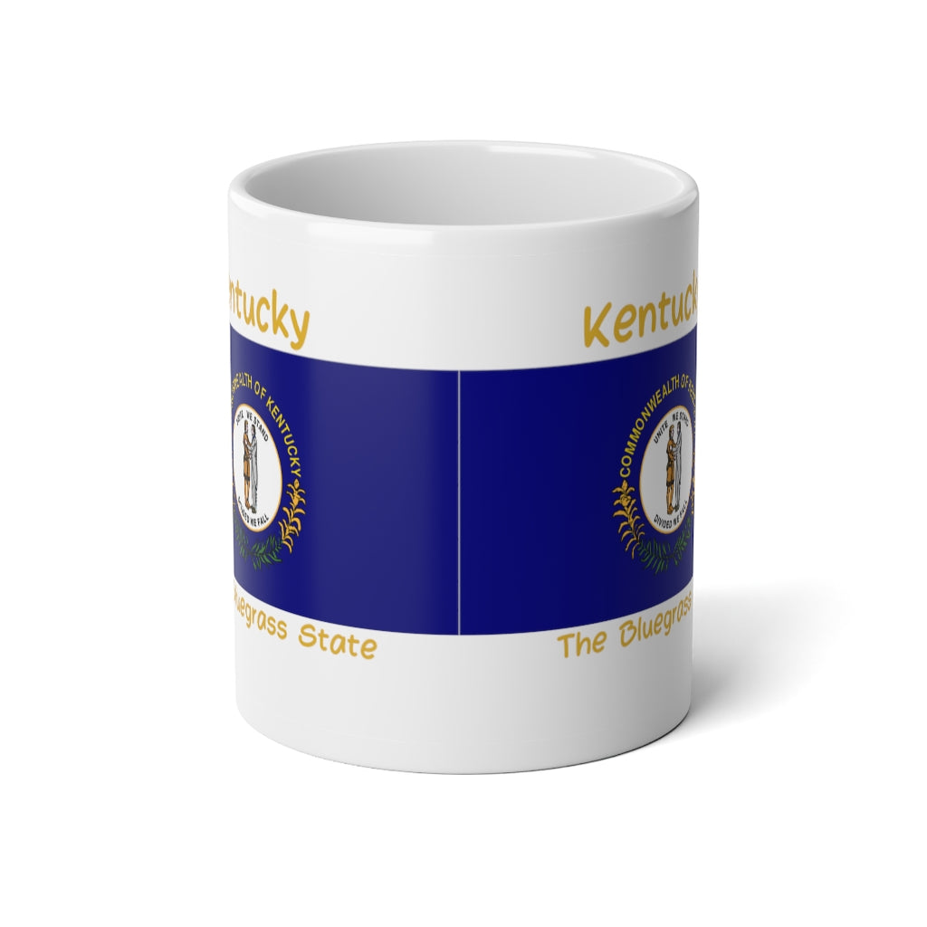 Kentucky State Flag Jumbo Mug, 20oz