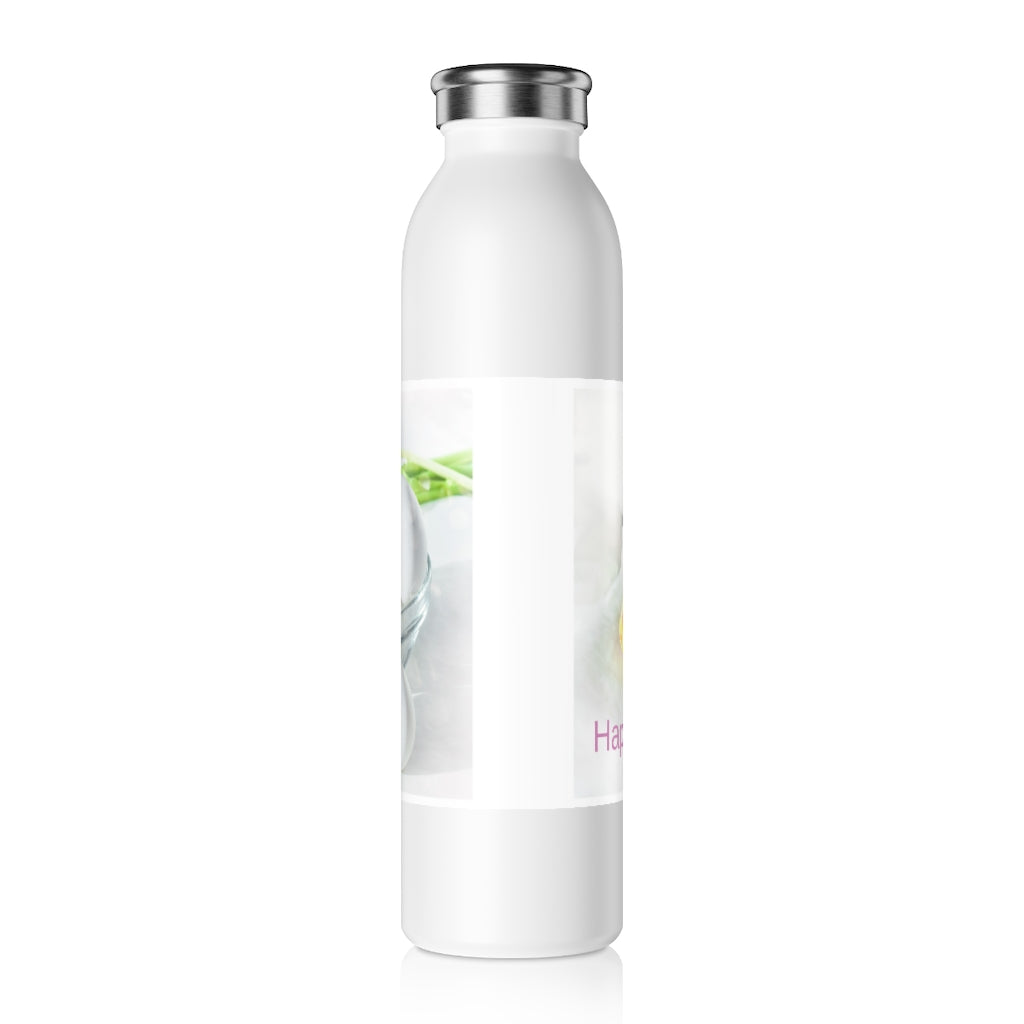 Happy Easter Slim Water Bottle