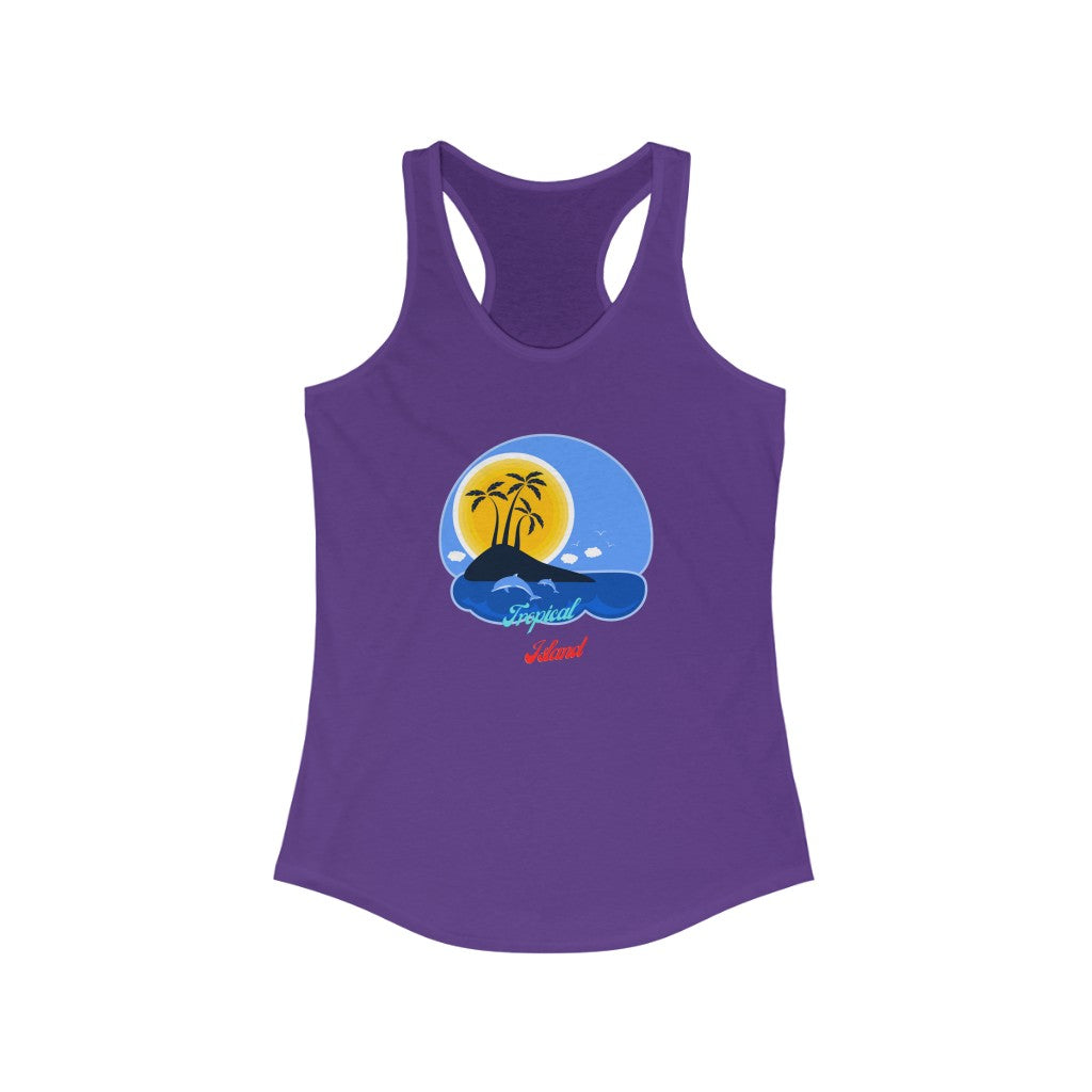 Tropical Island Women's Ideal Racerback Tank