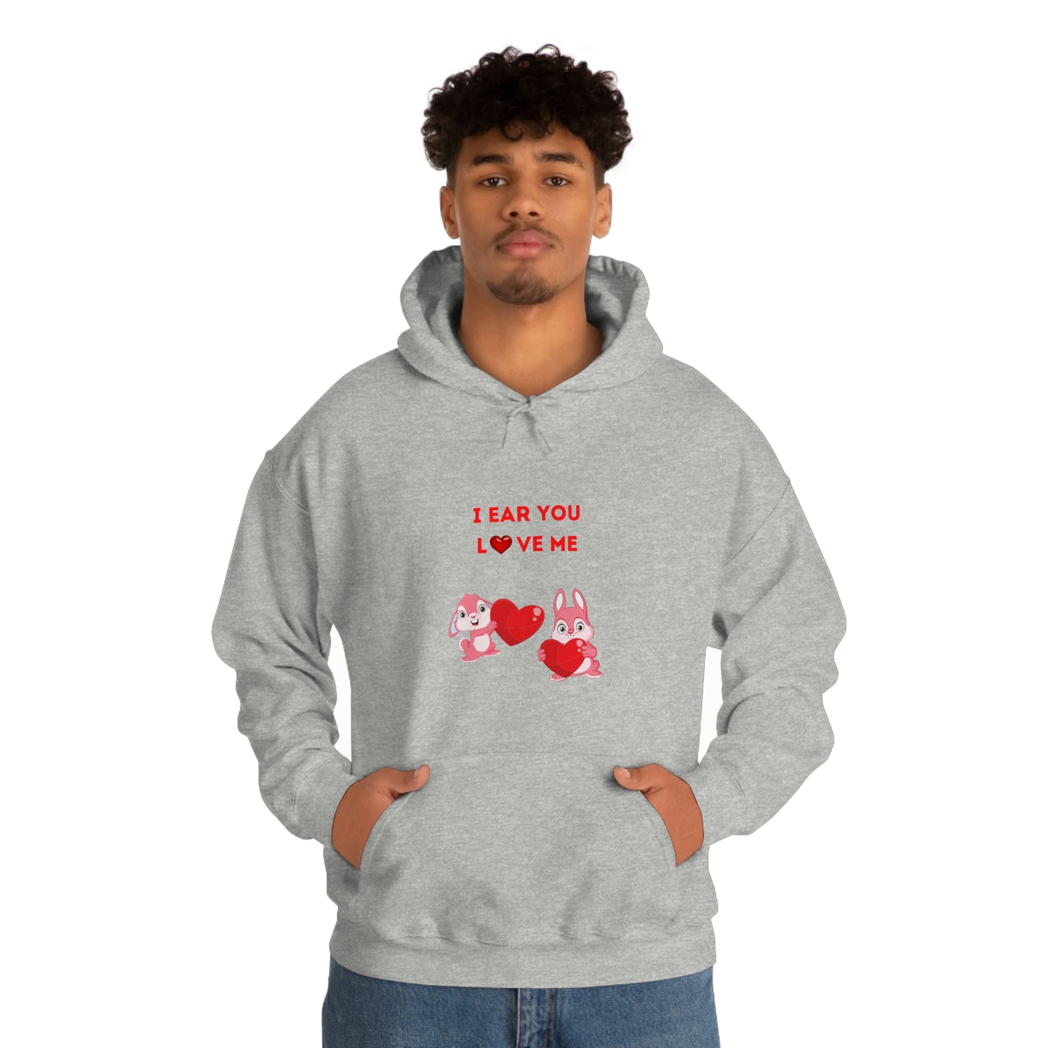 I Ear You Love Me Unisex Heavy Blend™ Hooded Sweatshirt