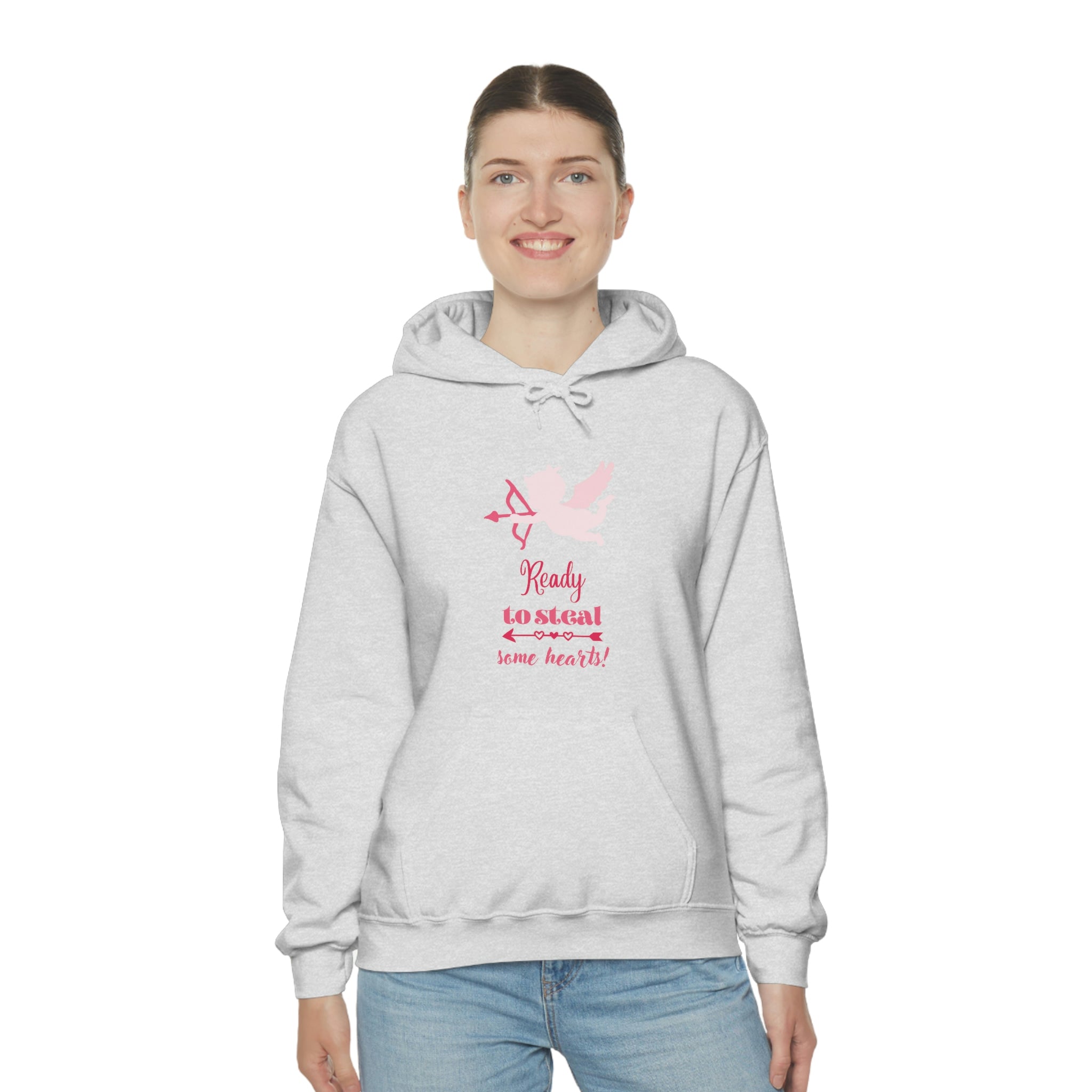 Ready To Steal Some Hearts Unisex Heavy Blend™ Hooded Sweatshirt