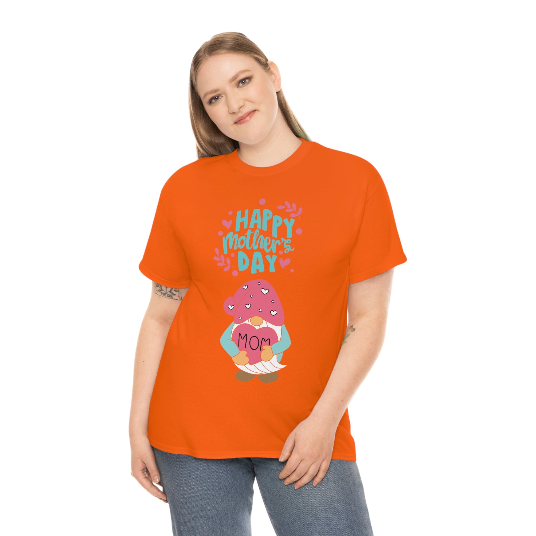 Happy Mother's Day Gnome Unisex Heavy Cotton Tee