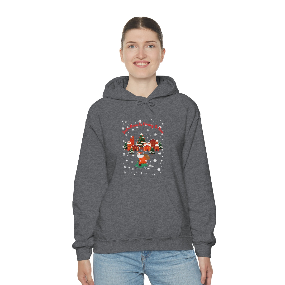 Santa Claus Is Coming To Town Unisex Heavy Blend™ Hooded Sweatshirt