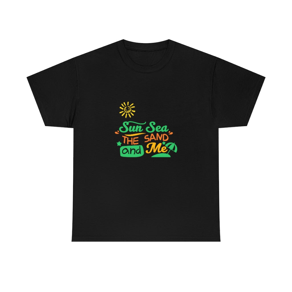 Sun Sea The Sand and Me Unisex Heavy Cotton Tee