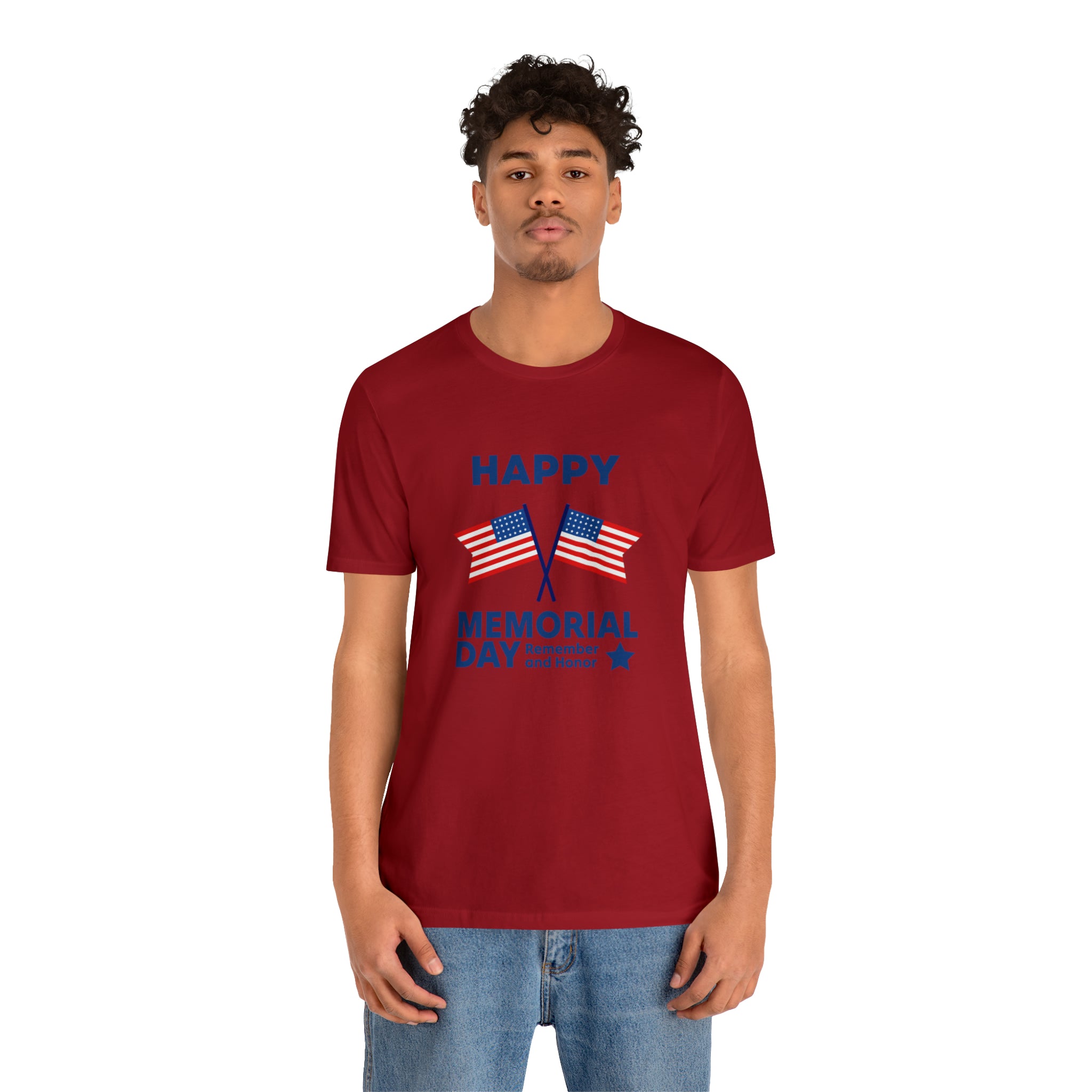 Happy Memorial Day Unisex Jersey Short Sleeve Tee