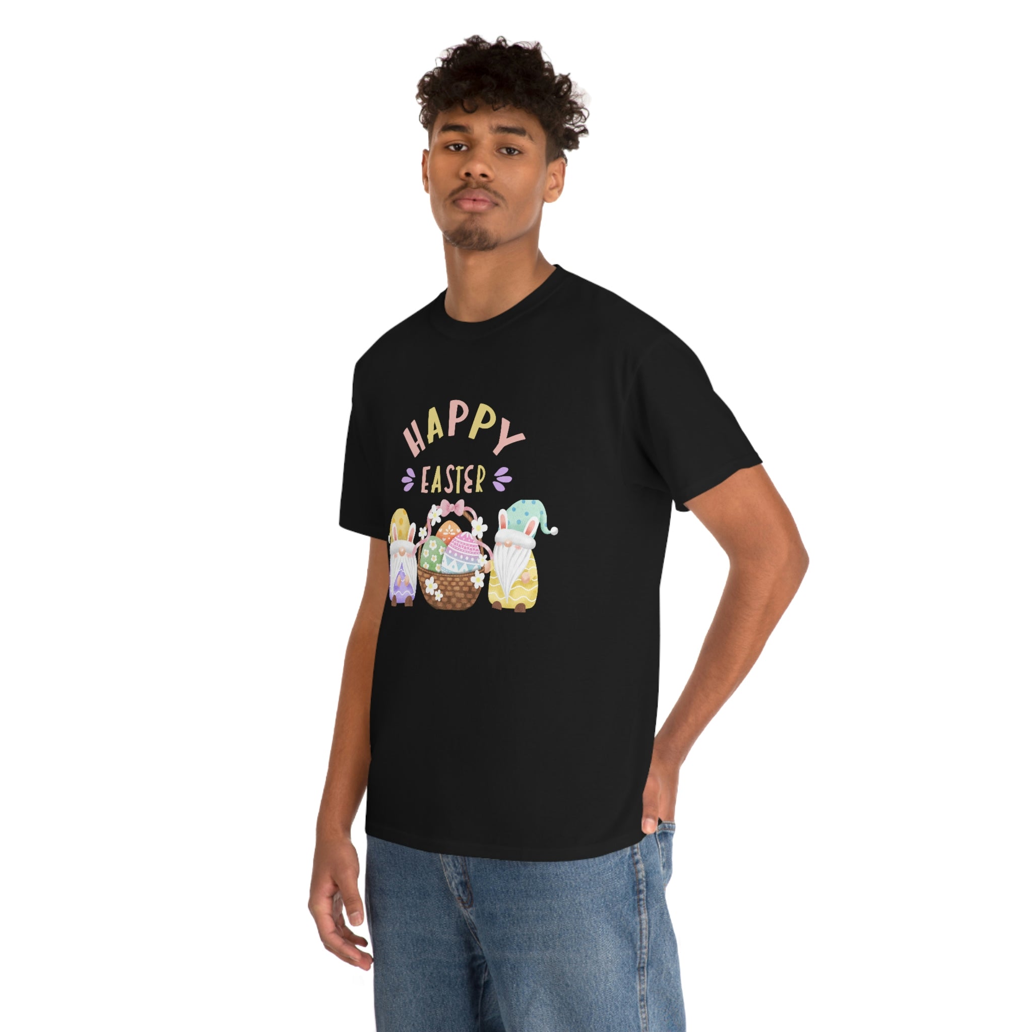 Happy Easter Gnome Unisex Heavy Cotton Tee