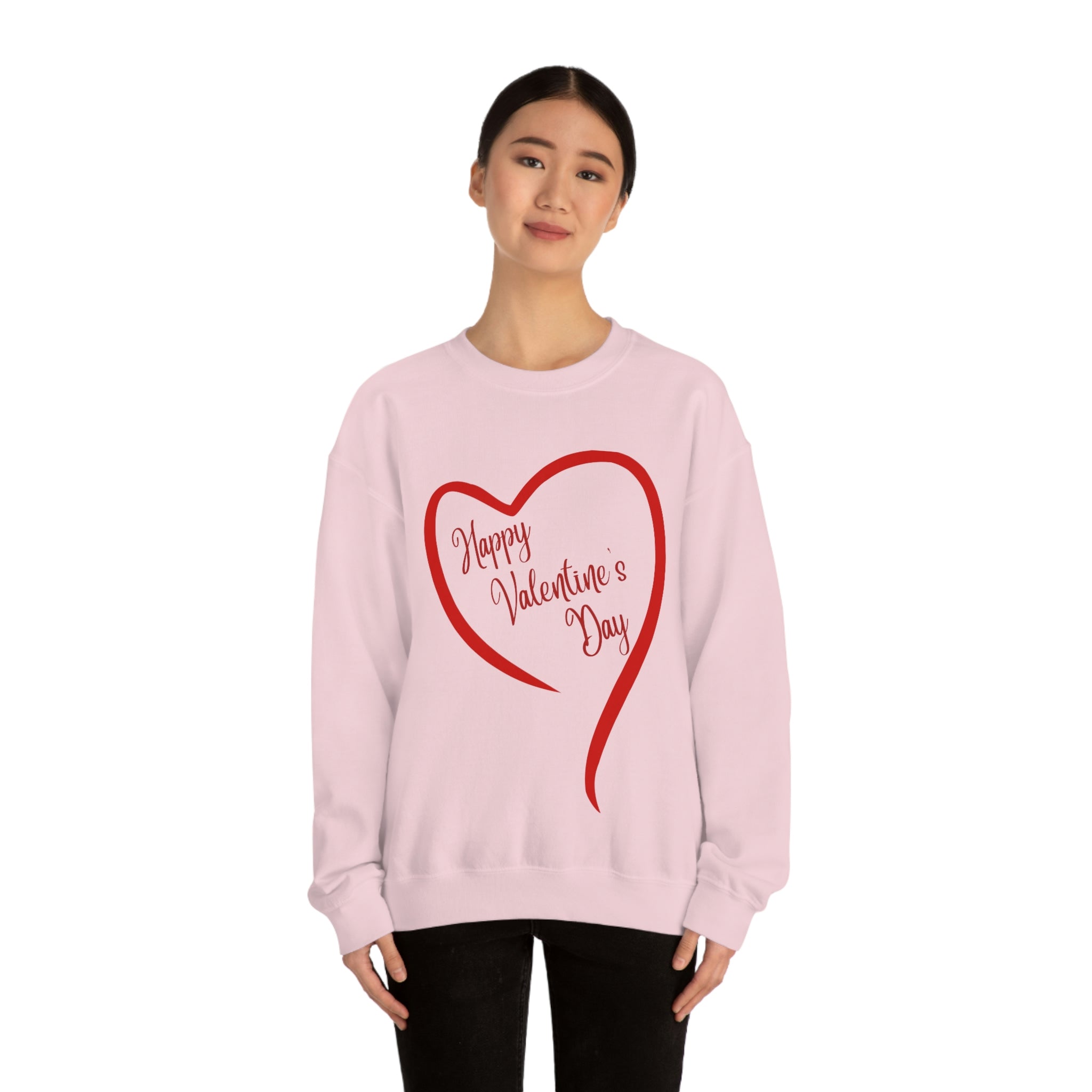 Happy Valentine's Day Unisex Heavy Blend™ Crewneck Sweatshirt